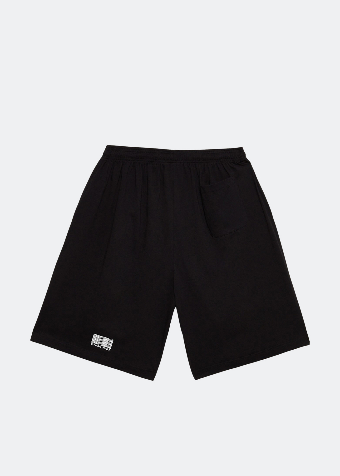 VTMNTS Barcode logo shorts for Men - Black in UAE | Level Shoes