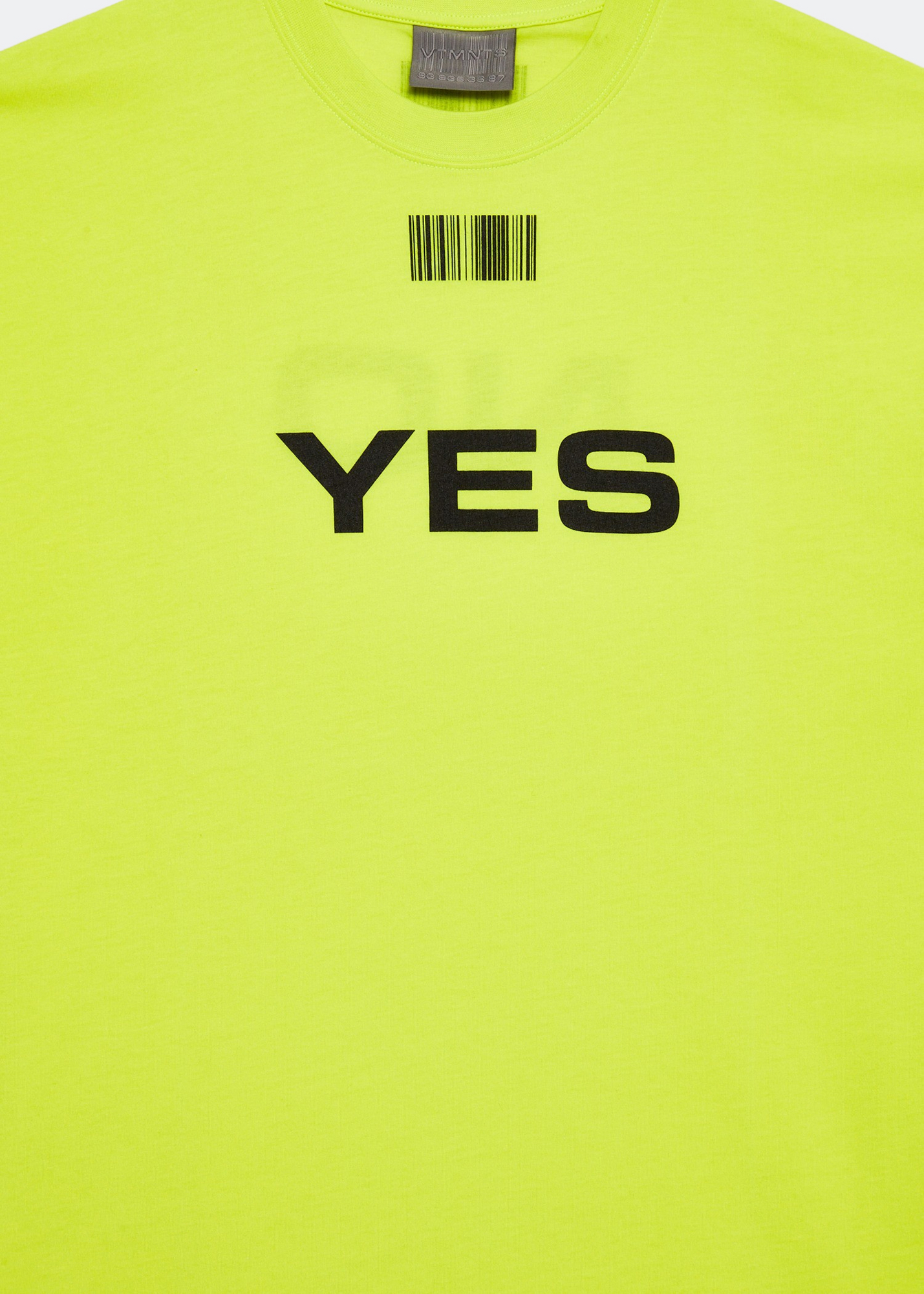 

Yes/No t-shirt, Yellow