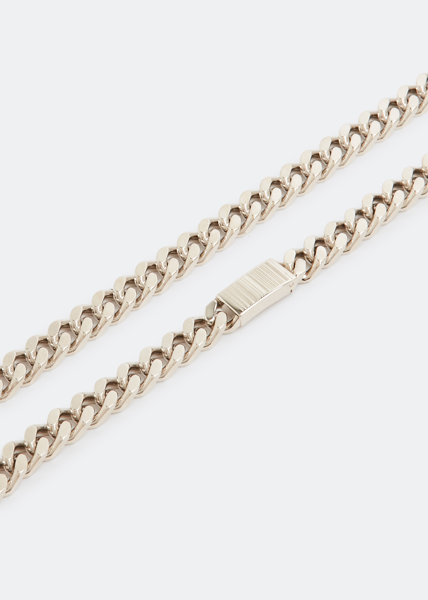 

Barcode chain necklace, Silver