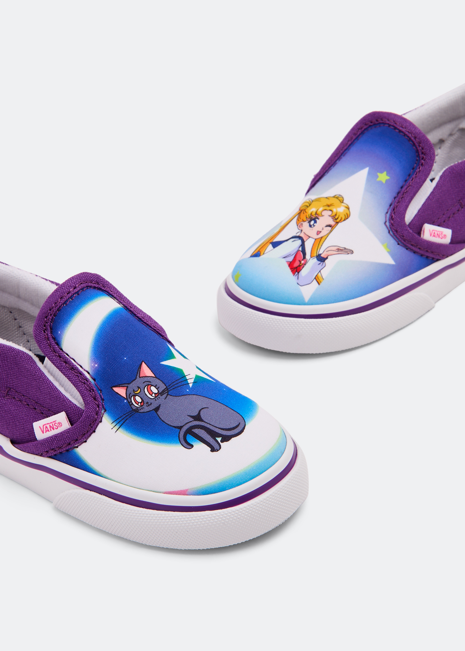 

x Pretty Guardian Sailor Moon Slip-On Velcro sneakers, Purple