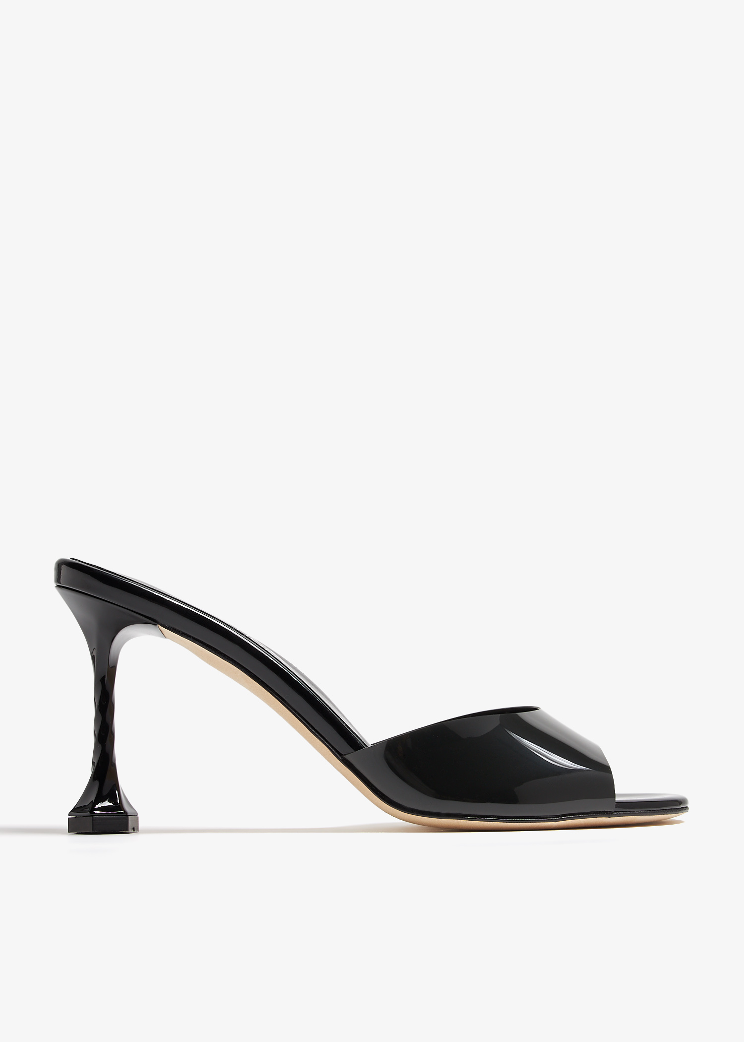 

Isabella Vinyl sandals, Black