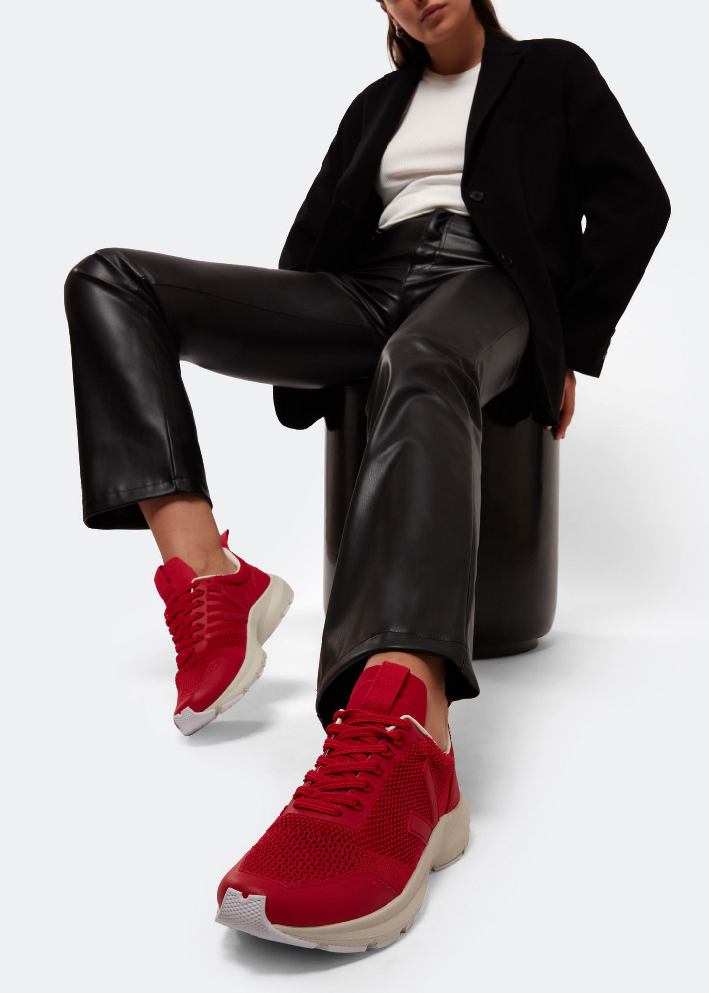 

Rick Owens x Veja Performance sneakers, Red