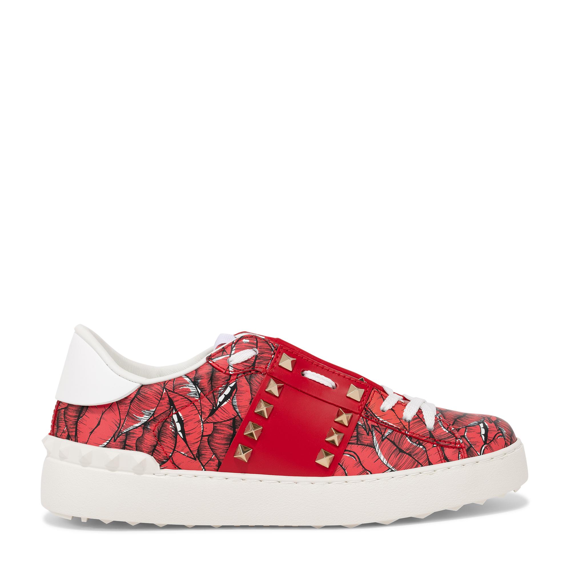 

Rockstud Untitled sneakers, Red