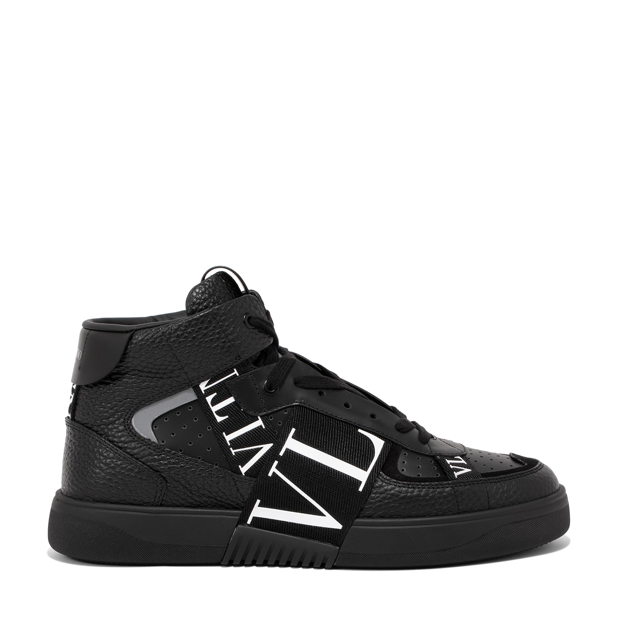 

VL7N mid-top sneakers, Black