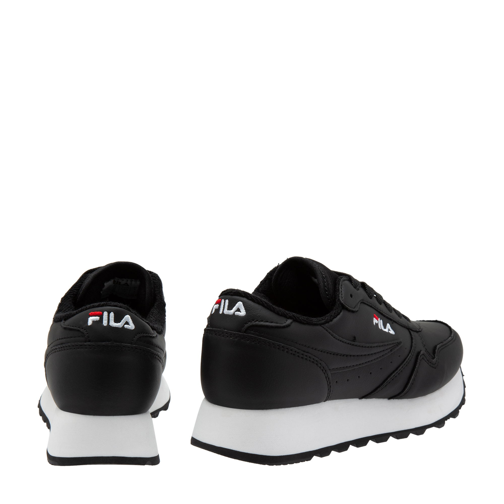 FILA - Zapatillas negras Orbit Zeppa Mesh Mujer