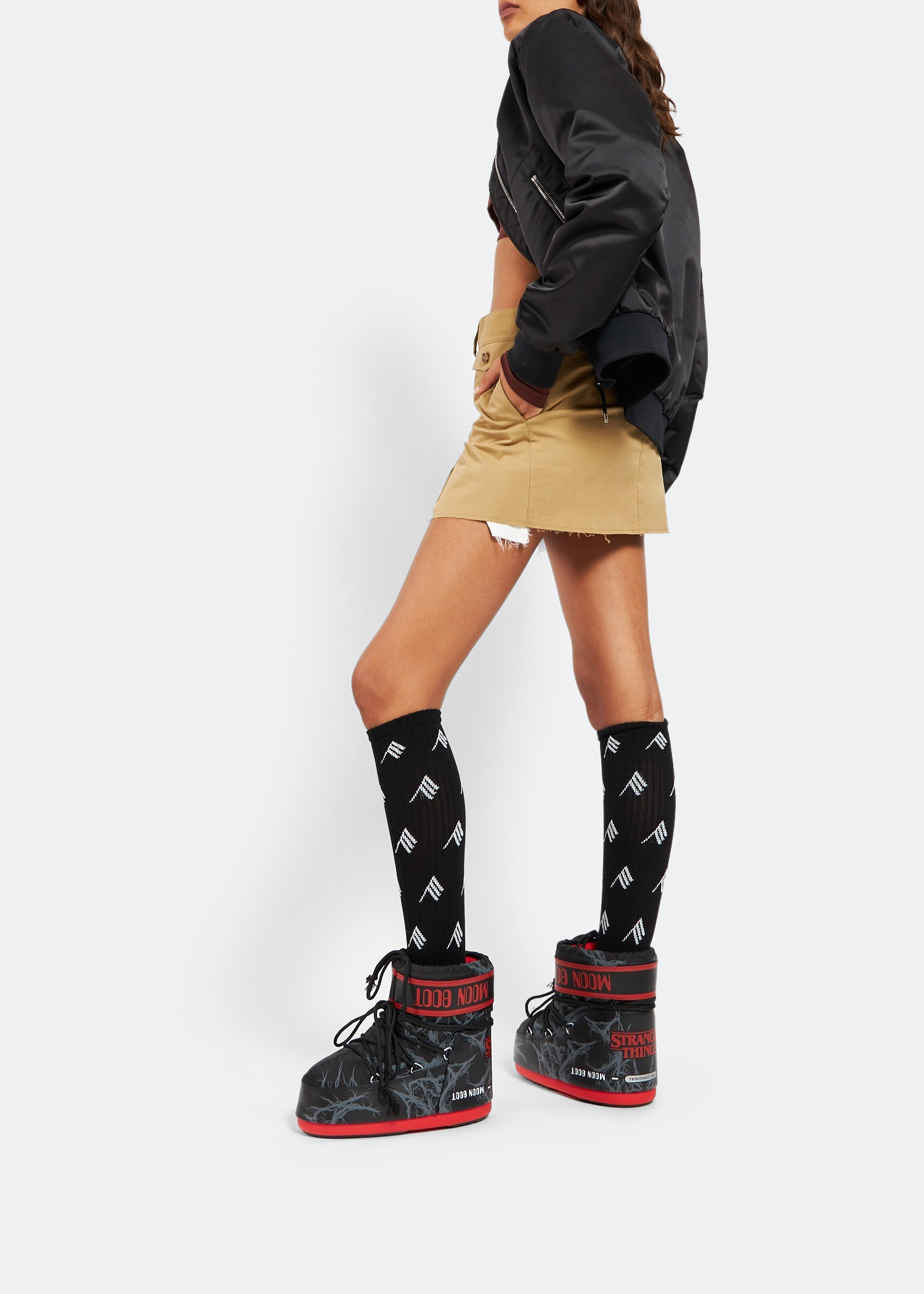 

x Stranger Things Icon Low Vines boots, Black