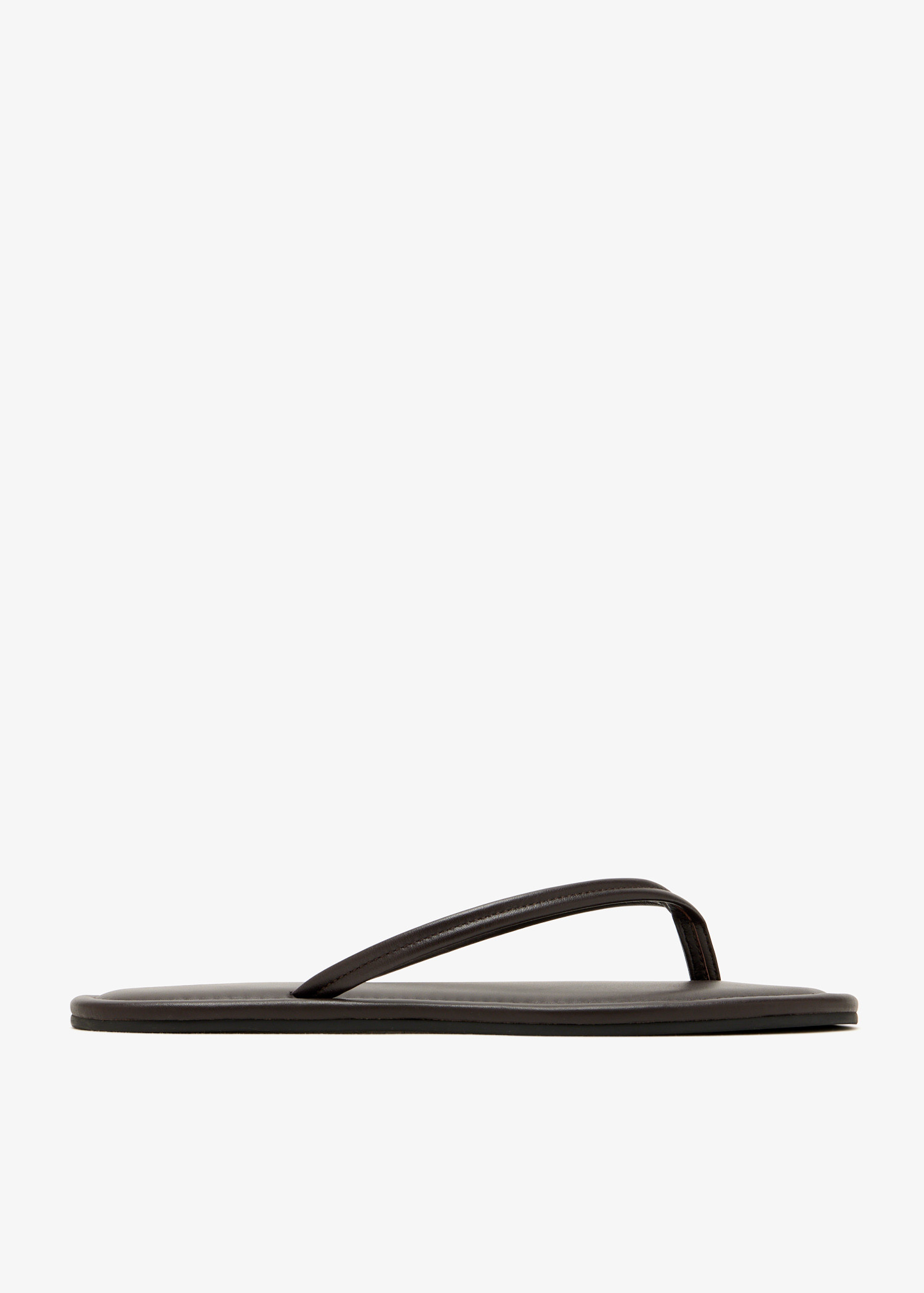

Thong flip-flop sandals, Brown