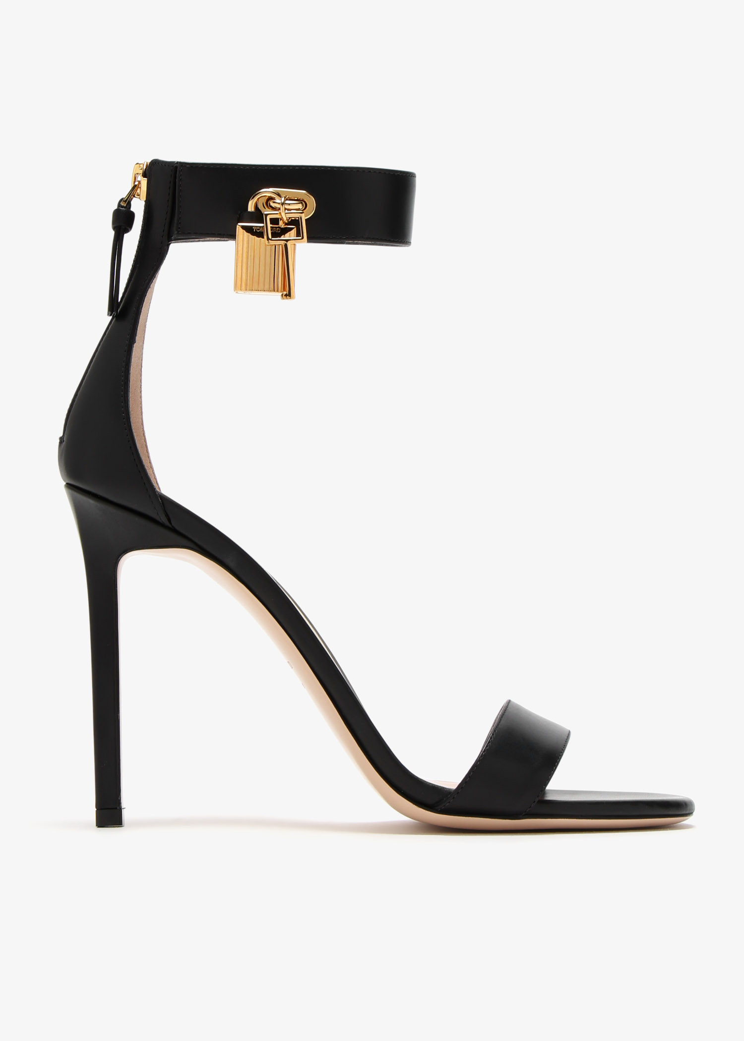 

Padlock sandals, Black
