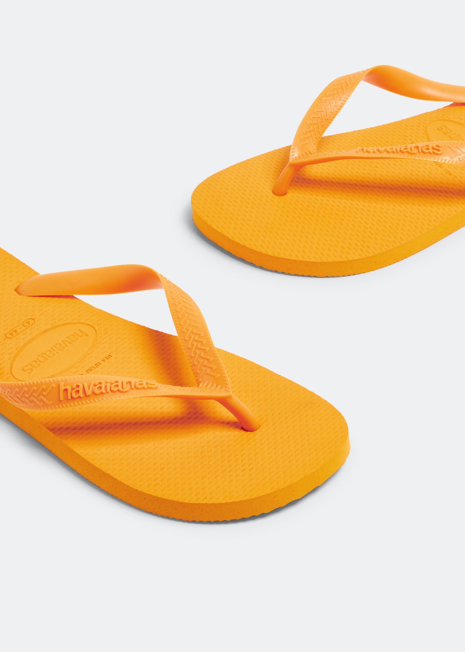 Womens orange deals flip flops