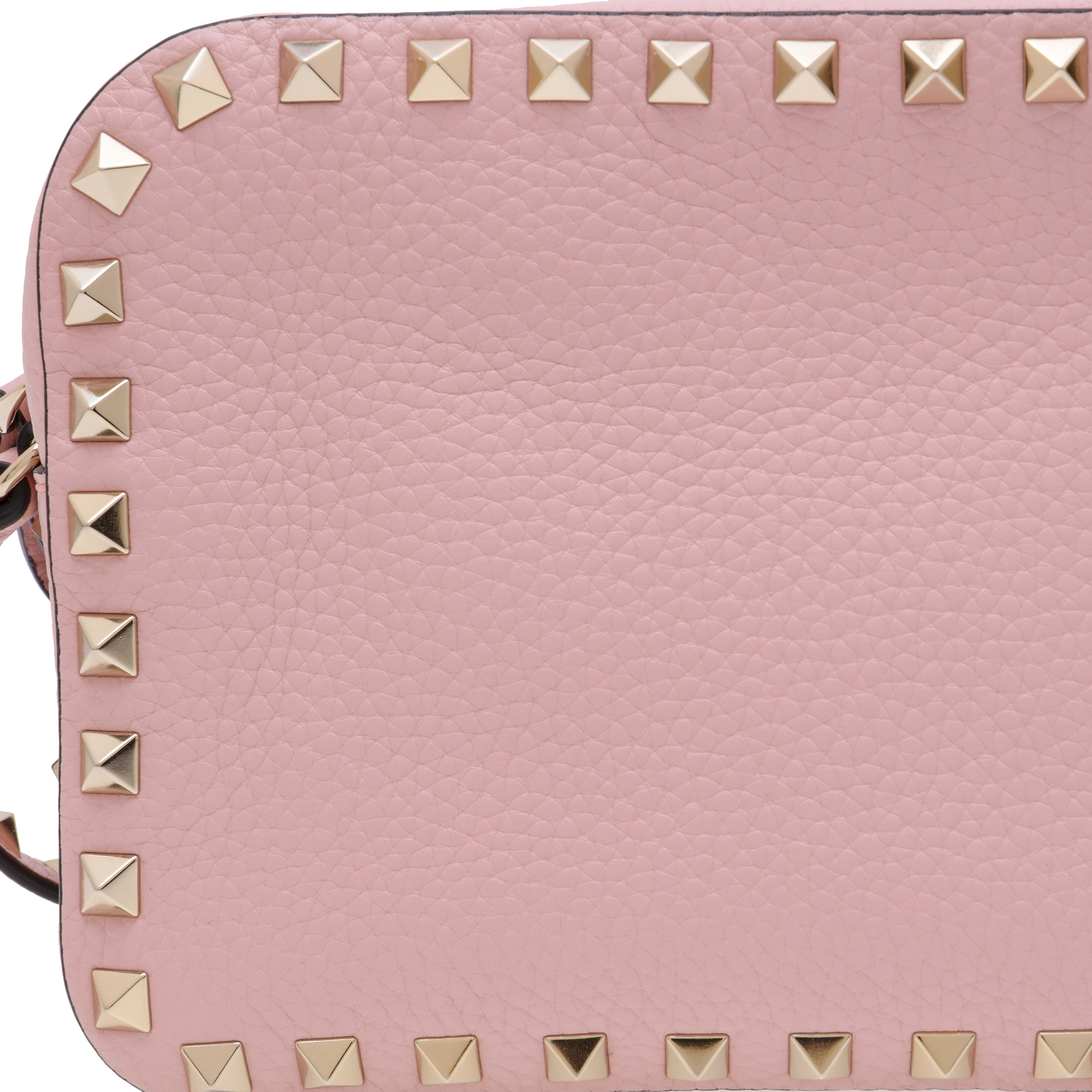 

Rockstud small crossbody bag, Pink