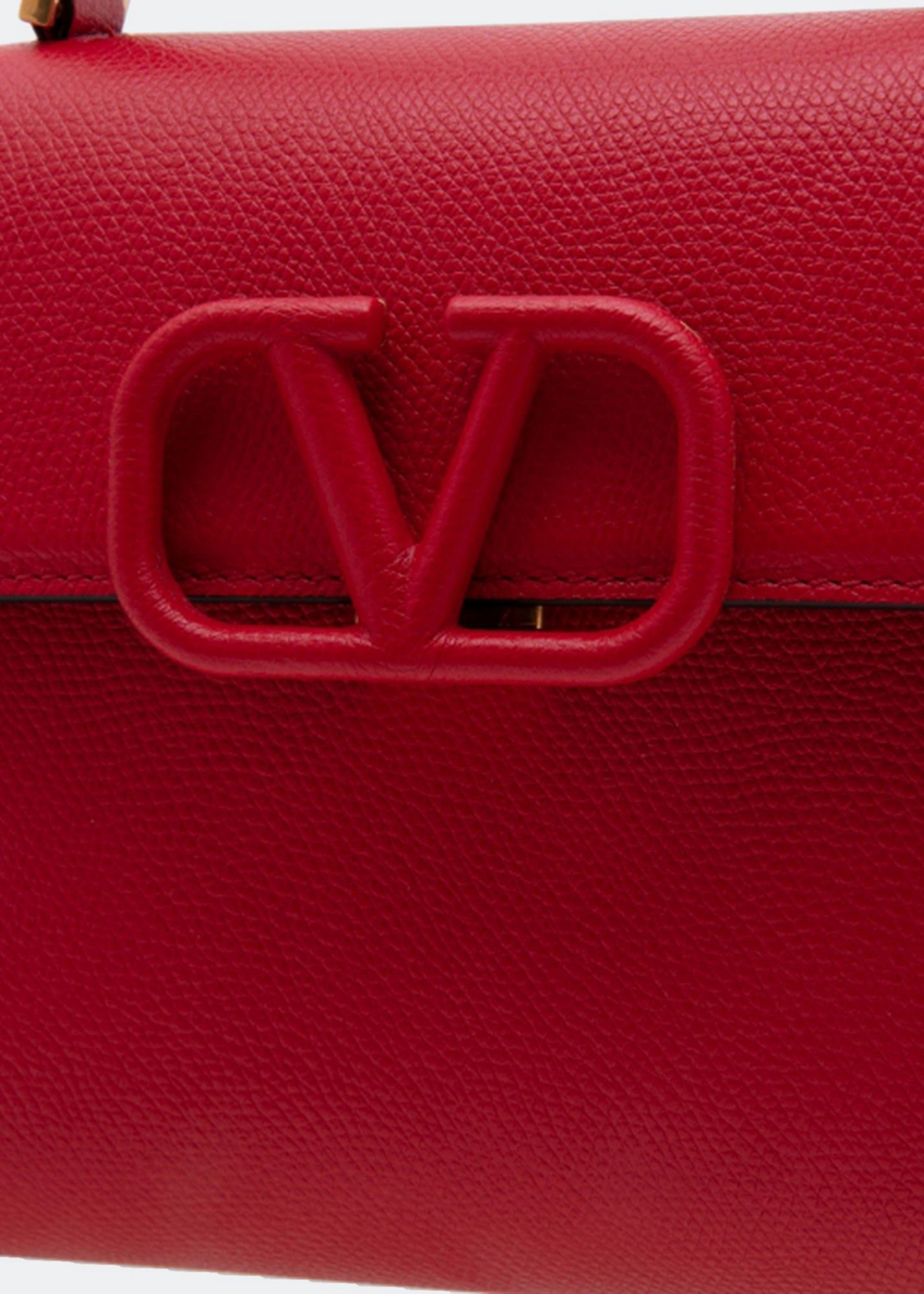 

Vsling leather tote bag, Red