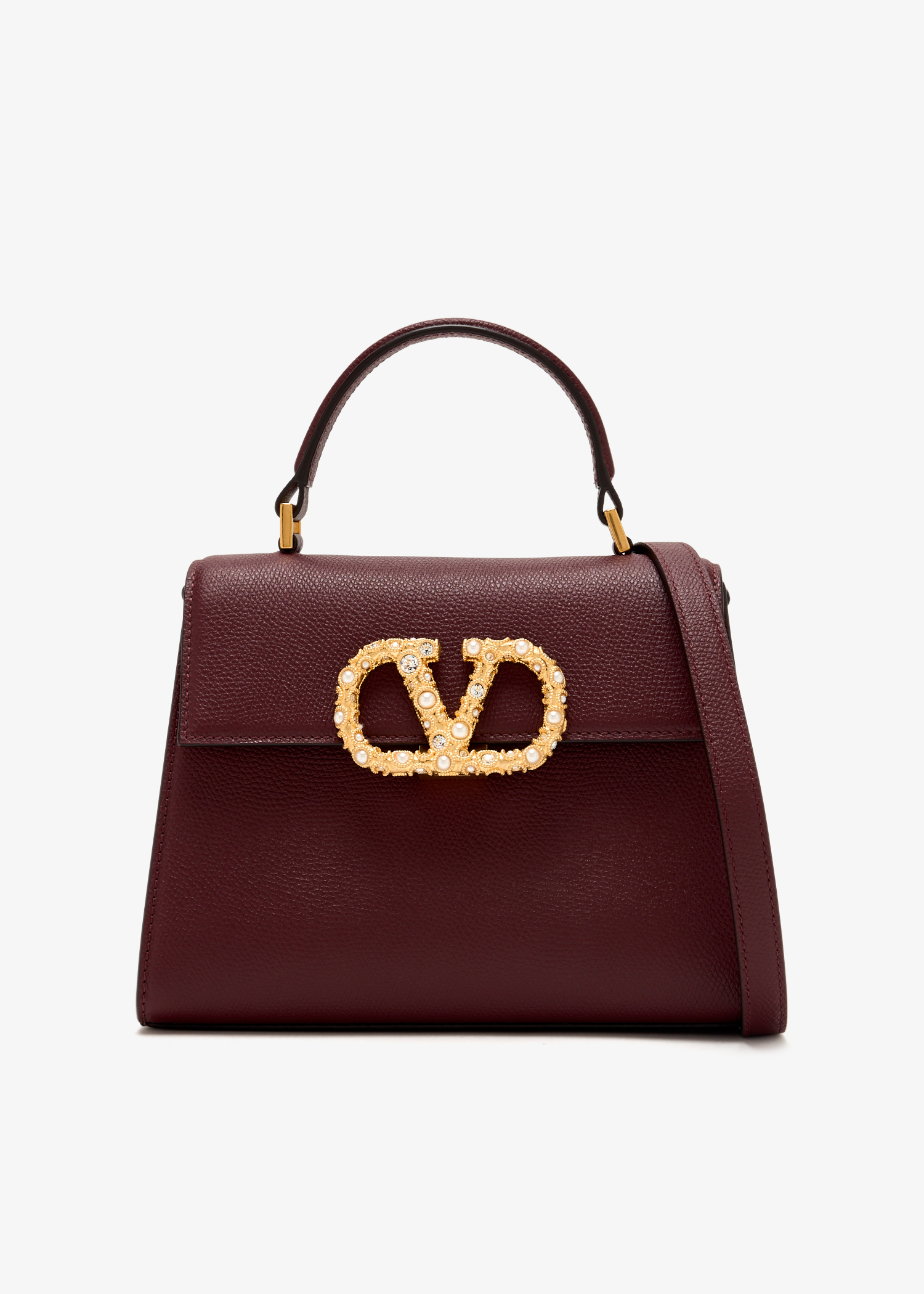 

VSling small top handle bag, Burgundy