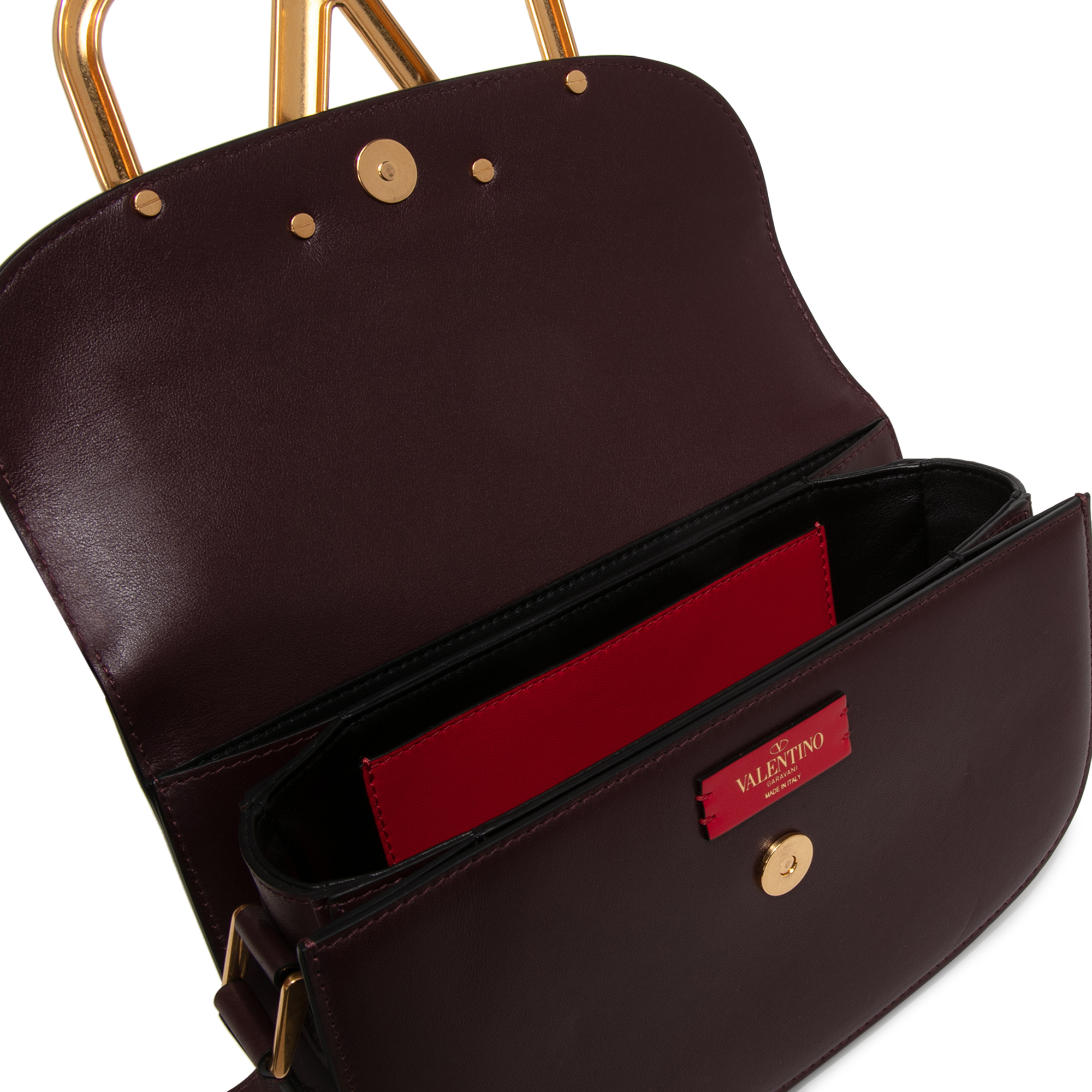 

Supervee leather crossbody bag, Brown