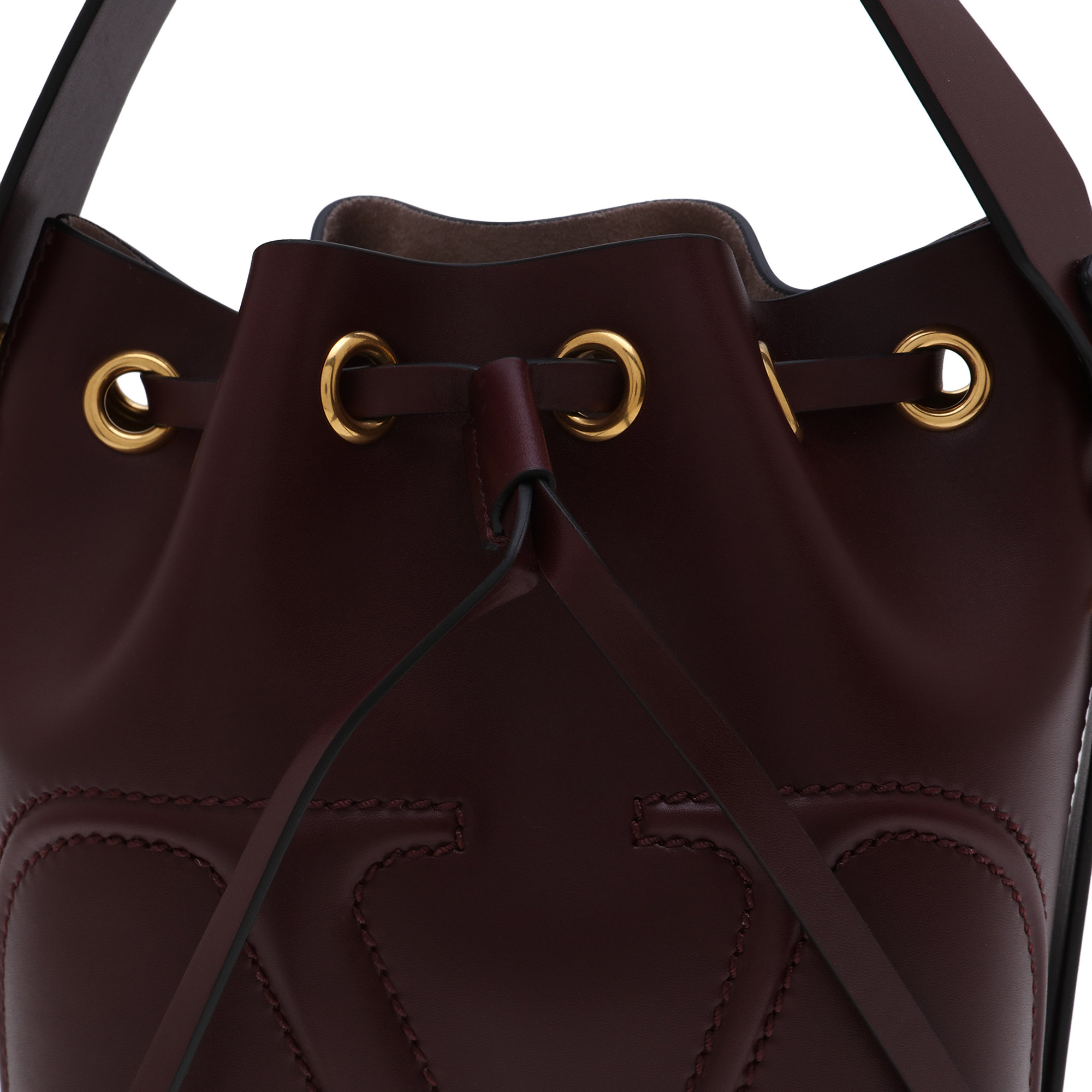 

VLogo Walk bucket bag, Brown