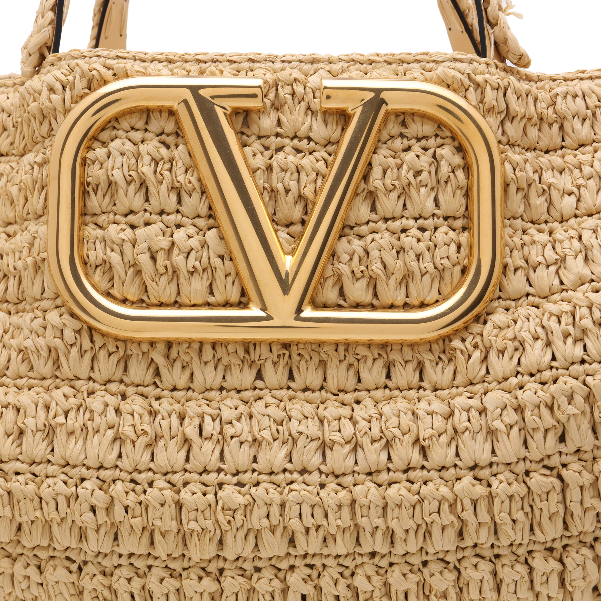 

In.It raffia tote bag, Beige