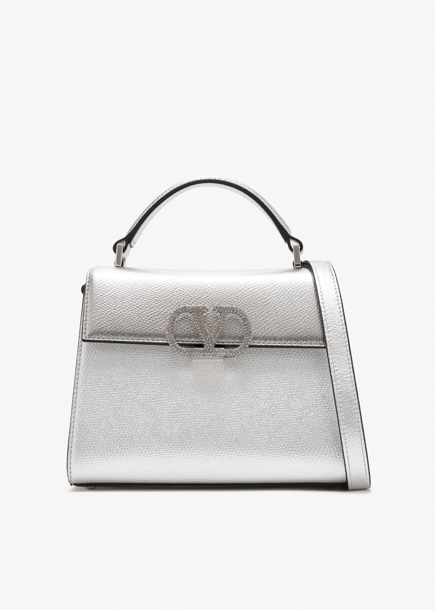 

VSling top handle bag, Silver