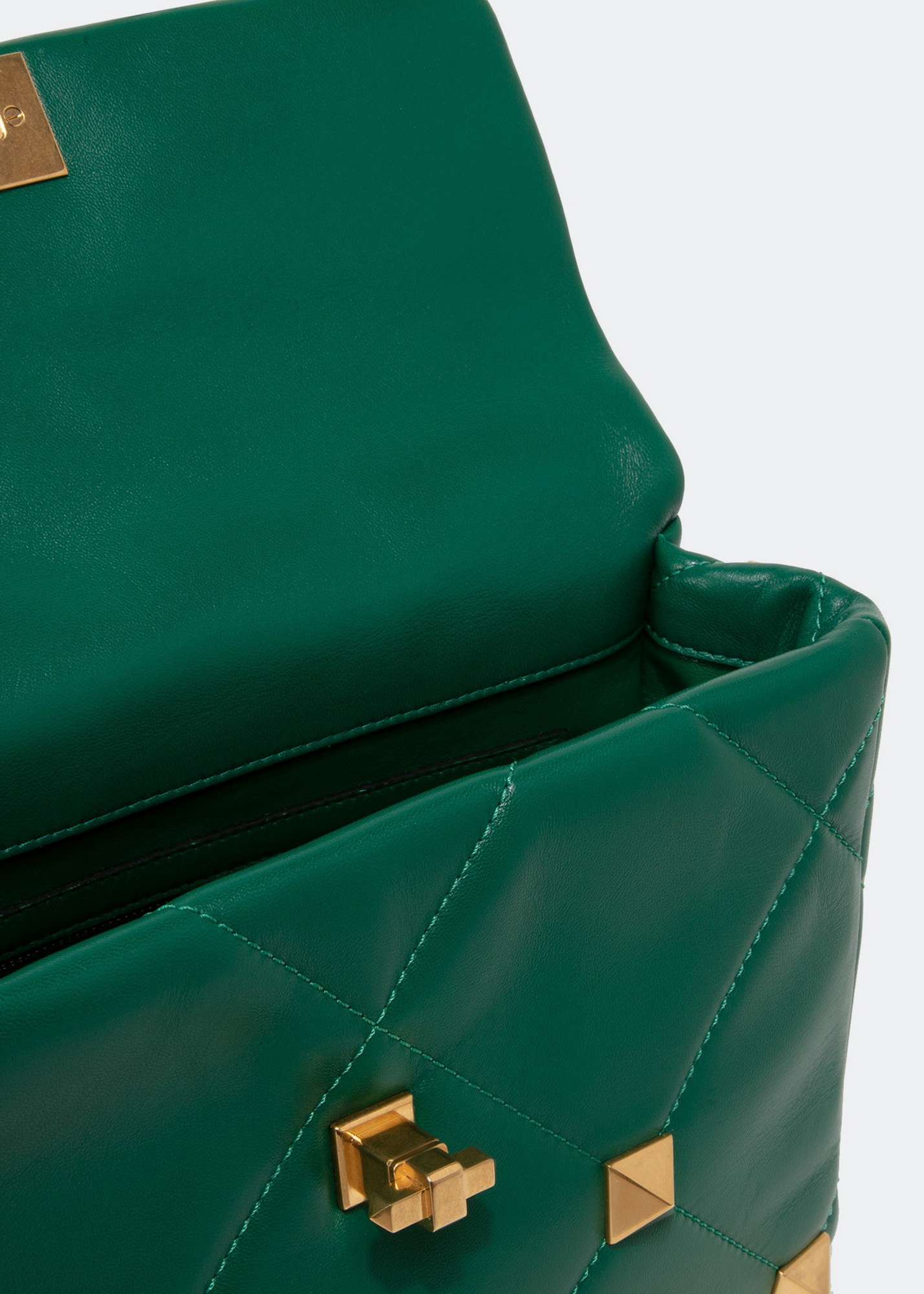 

Roman stud shoulder bag, Green