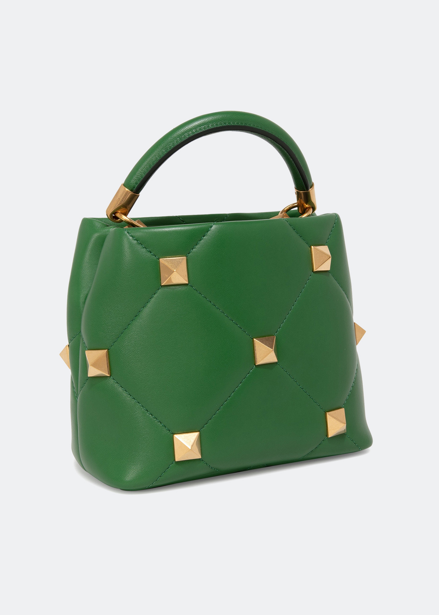 Valentino Garavani Roman stud top handle bag for Women Green in KSA Level Shoes