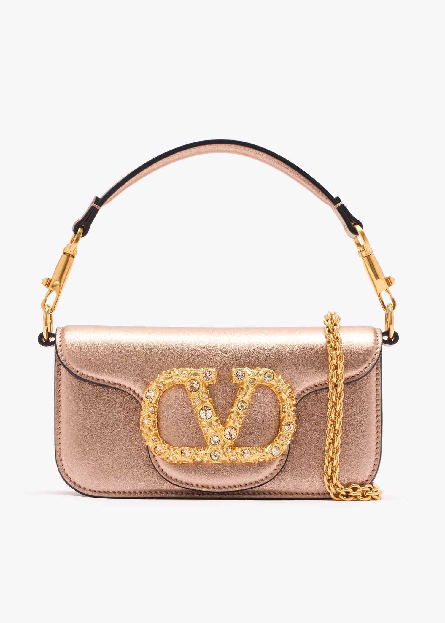 

Locò small shoulder bag, Rose gold