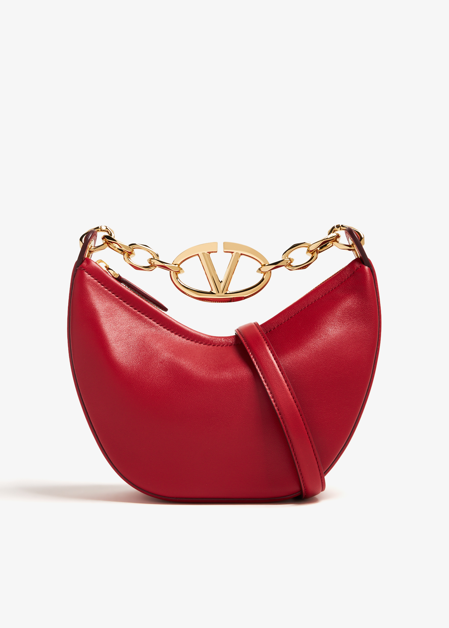 

VLogo Moon mini hobo bag, Red