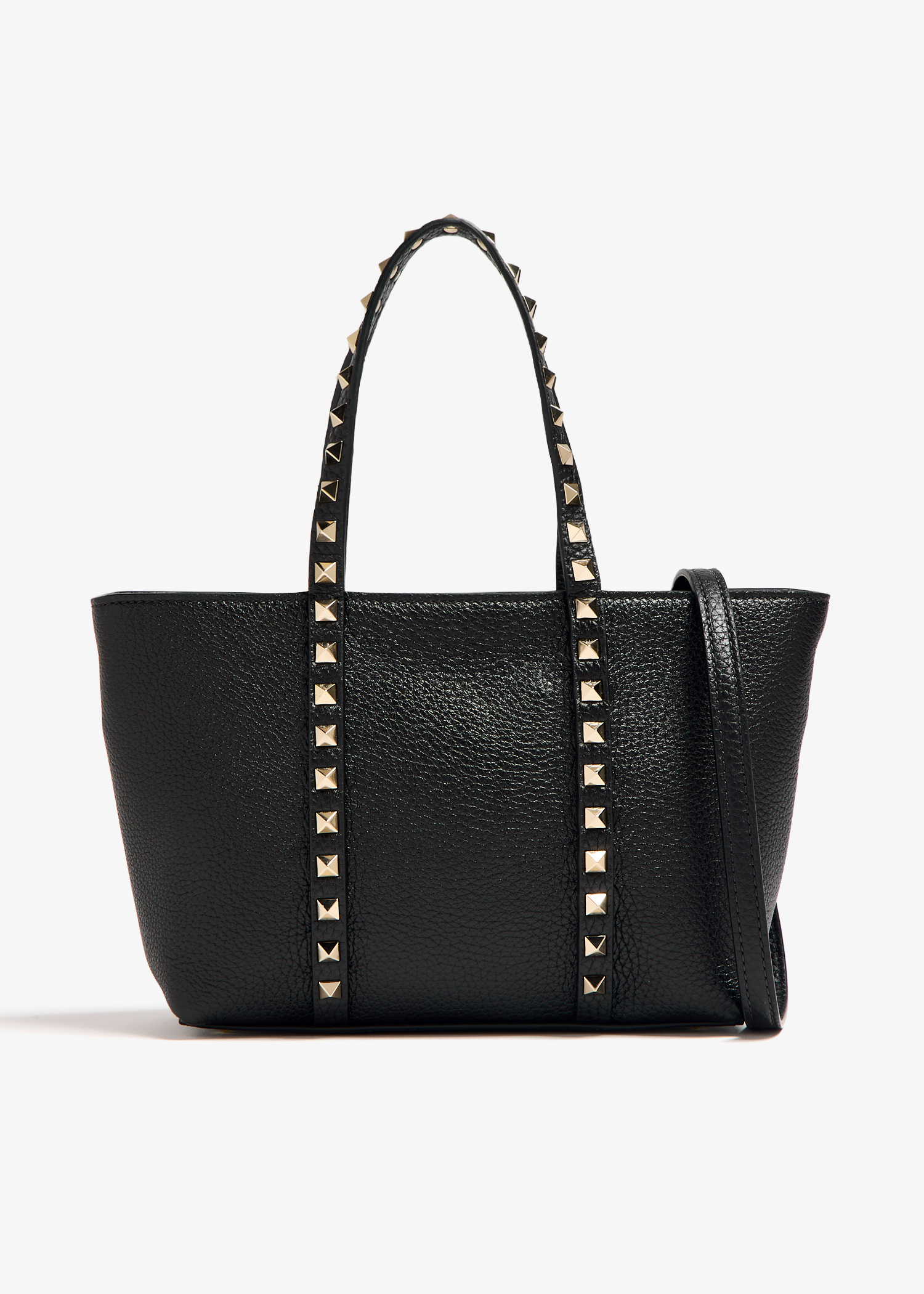 

Rockstud mini tote bag, Black