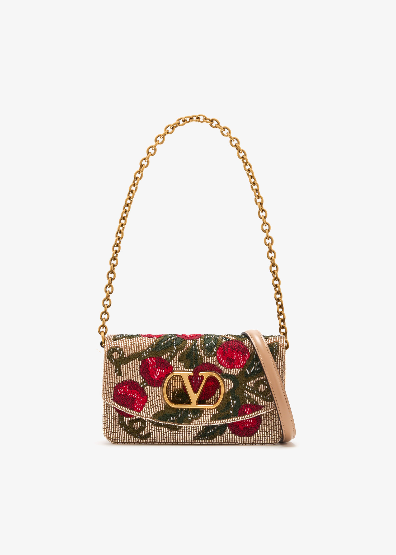 

Vain Cherryfic clutch, Beige