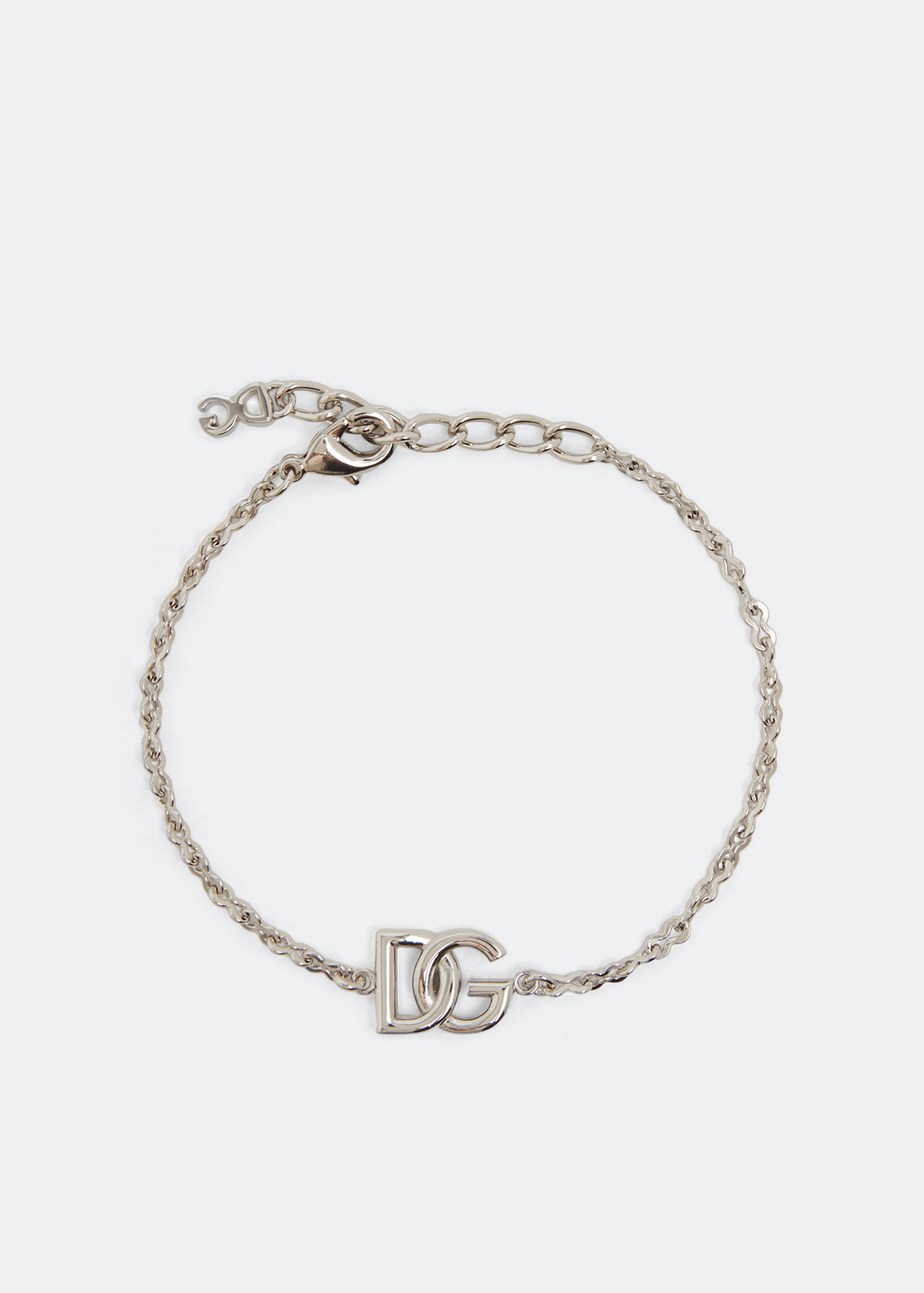 

DG pendant chain bracelet, Silver