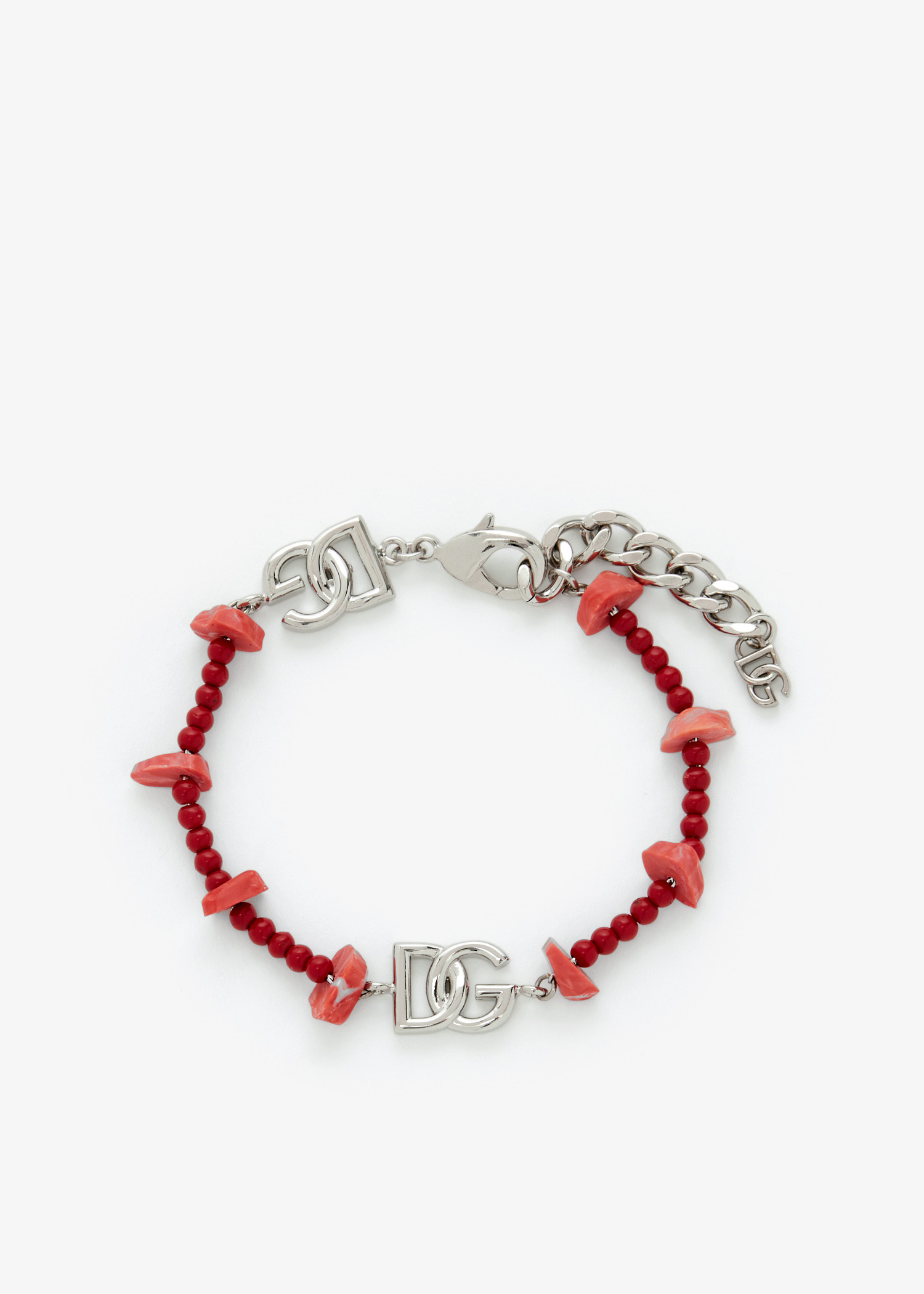 

Coral DG logo bracelet, Red