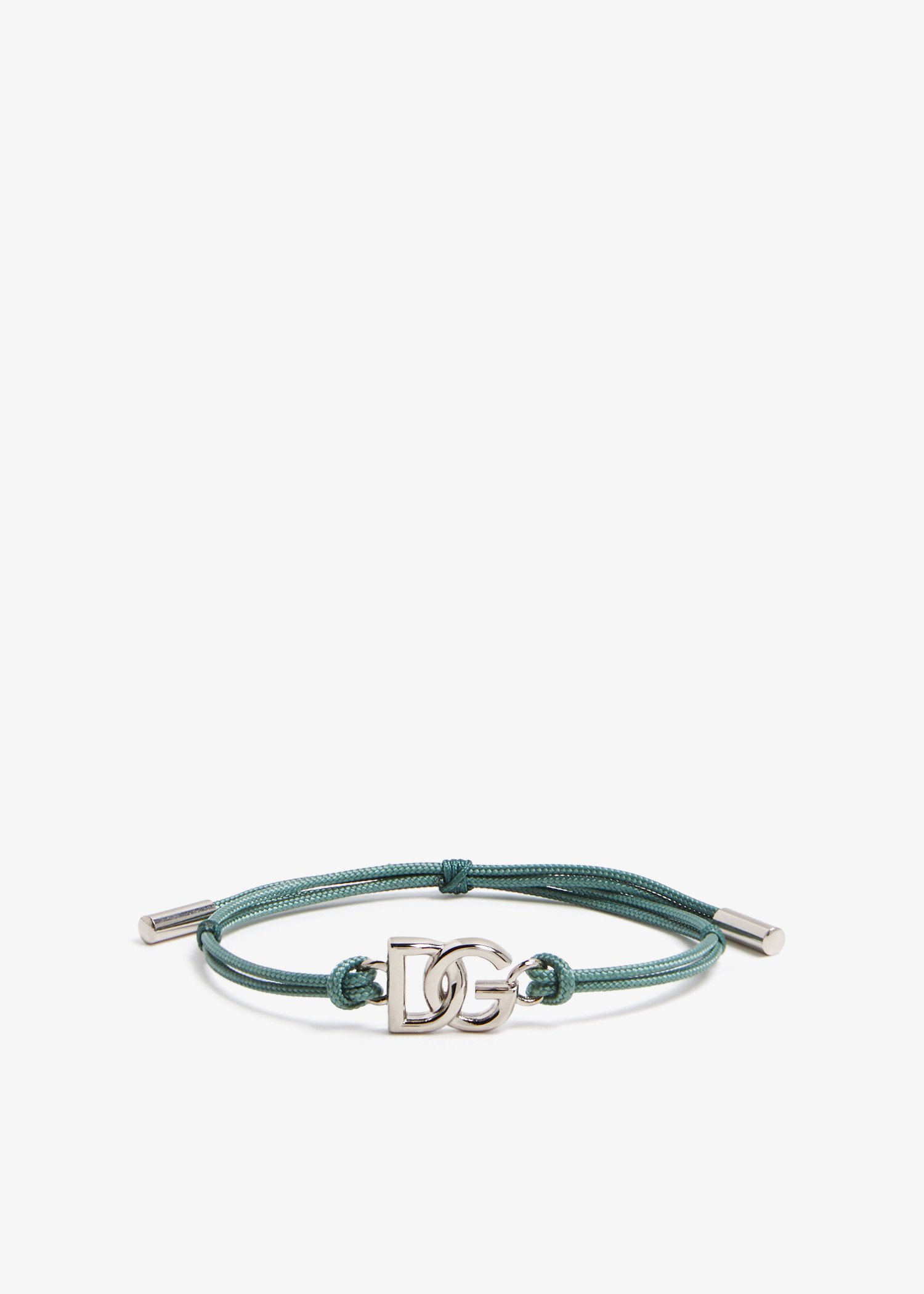 

DG logo cord bracelet, Green
