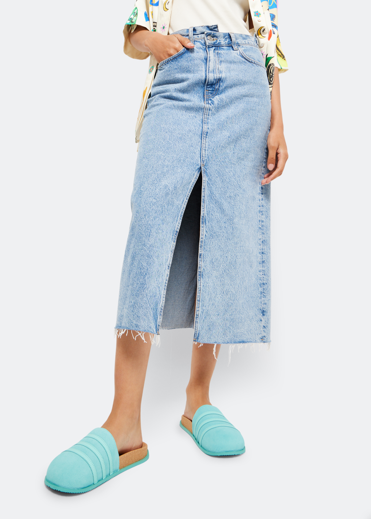 

Adimule Lea slides, Blue