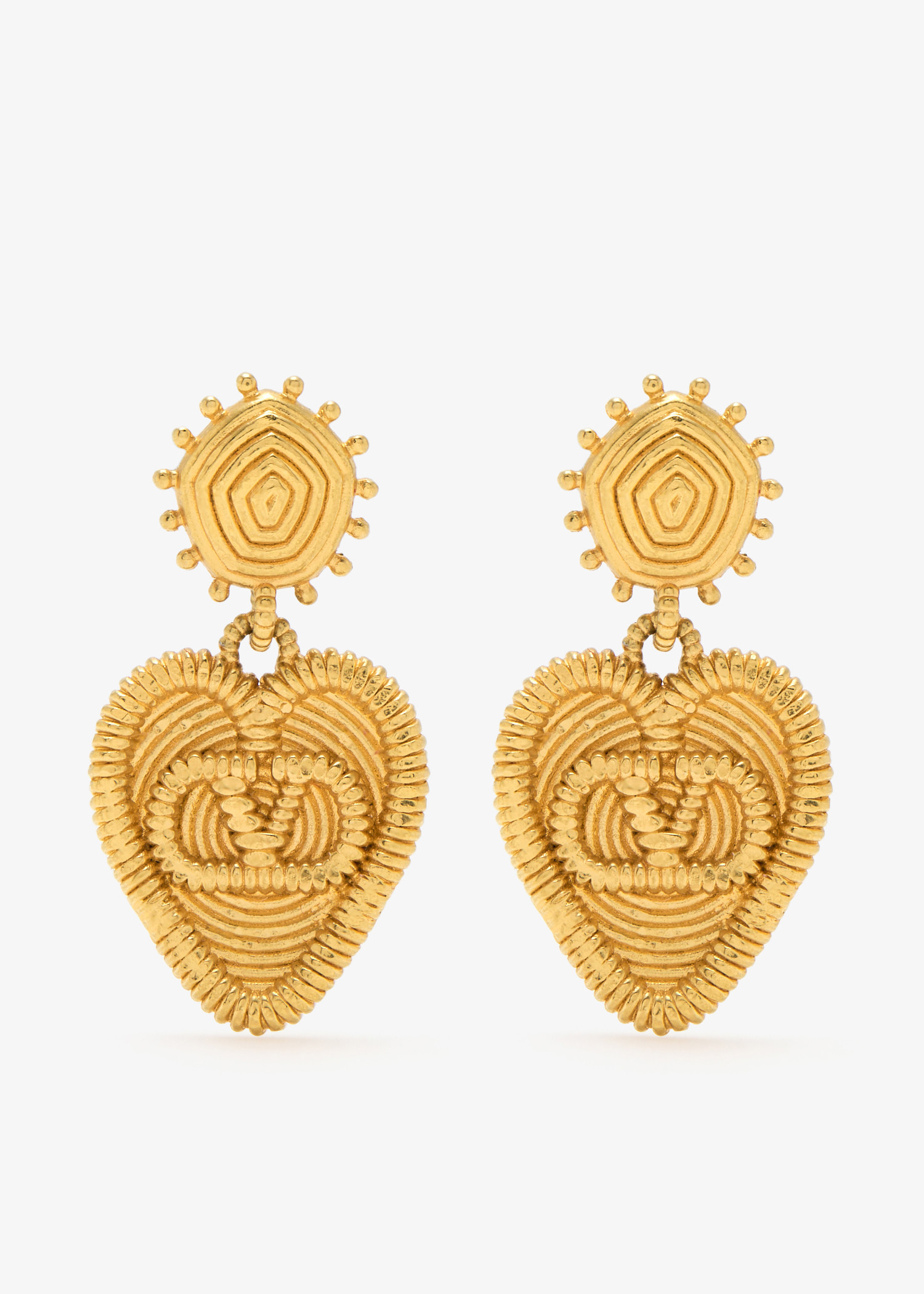 

Fil Perdu earrings, Gold