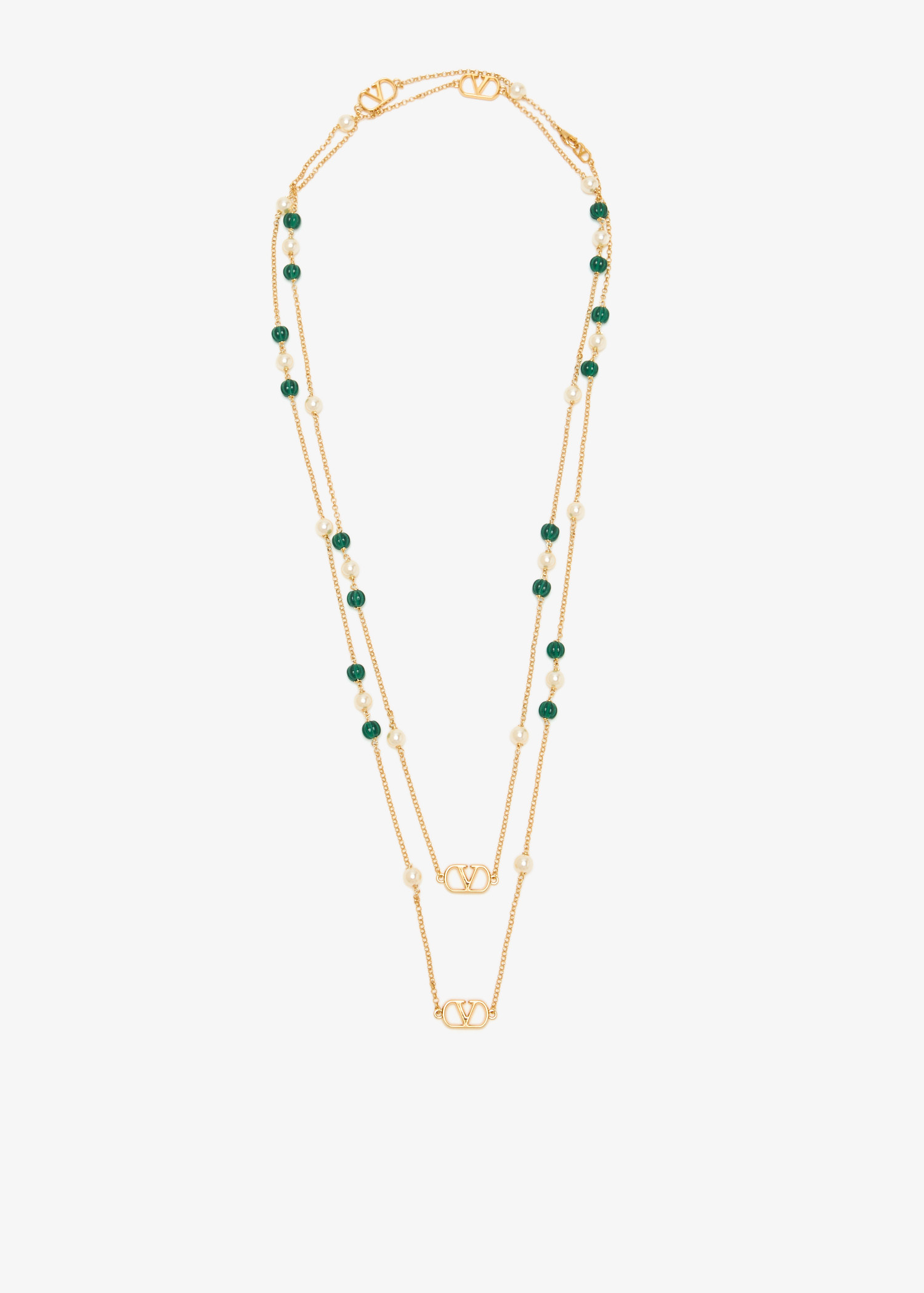 

VLogo Signature necklace, Gold