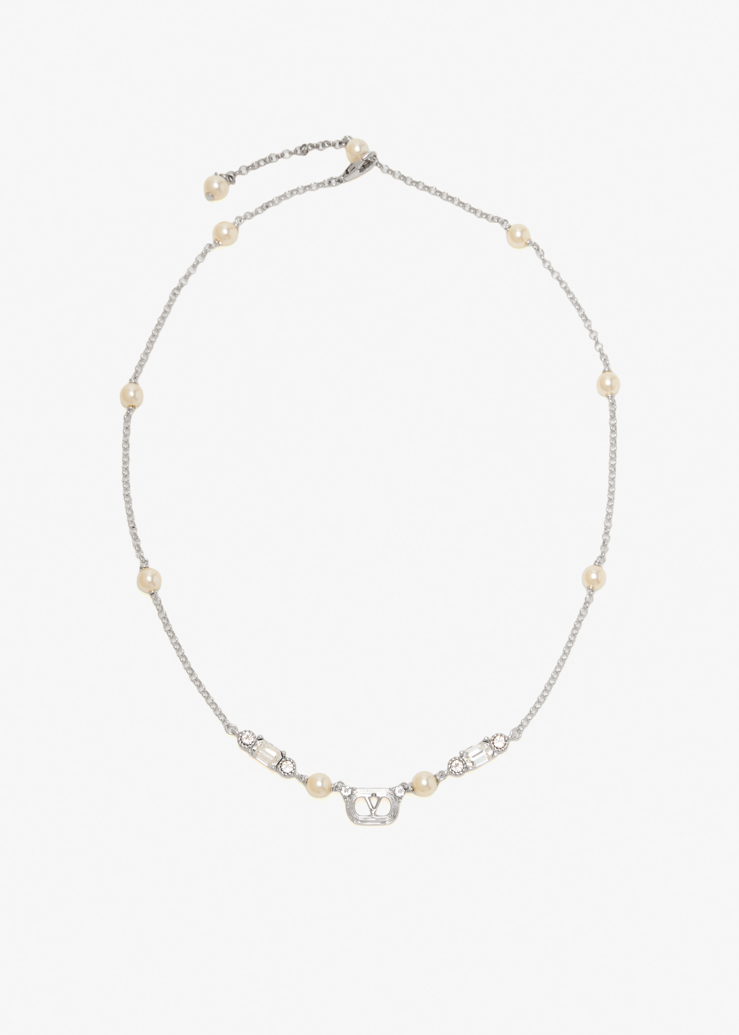 

Ovalette necklace, Silver