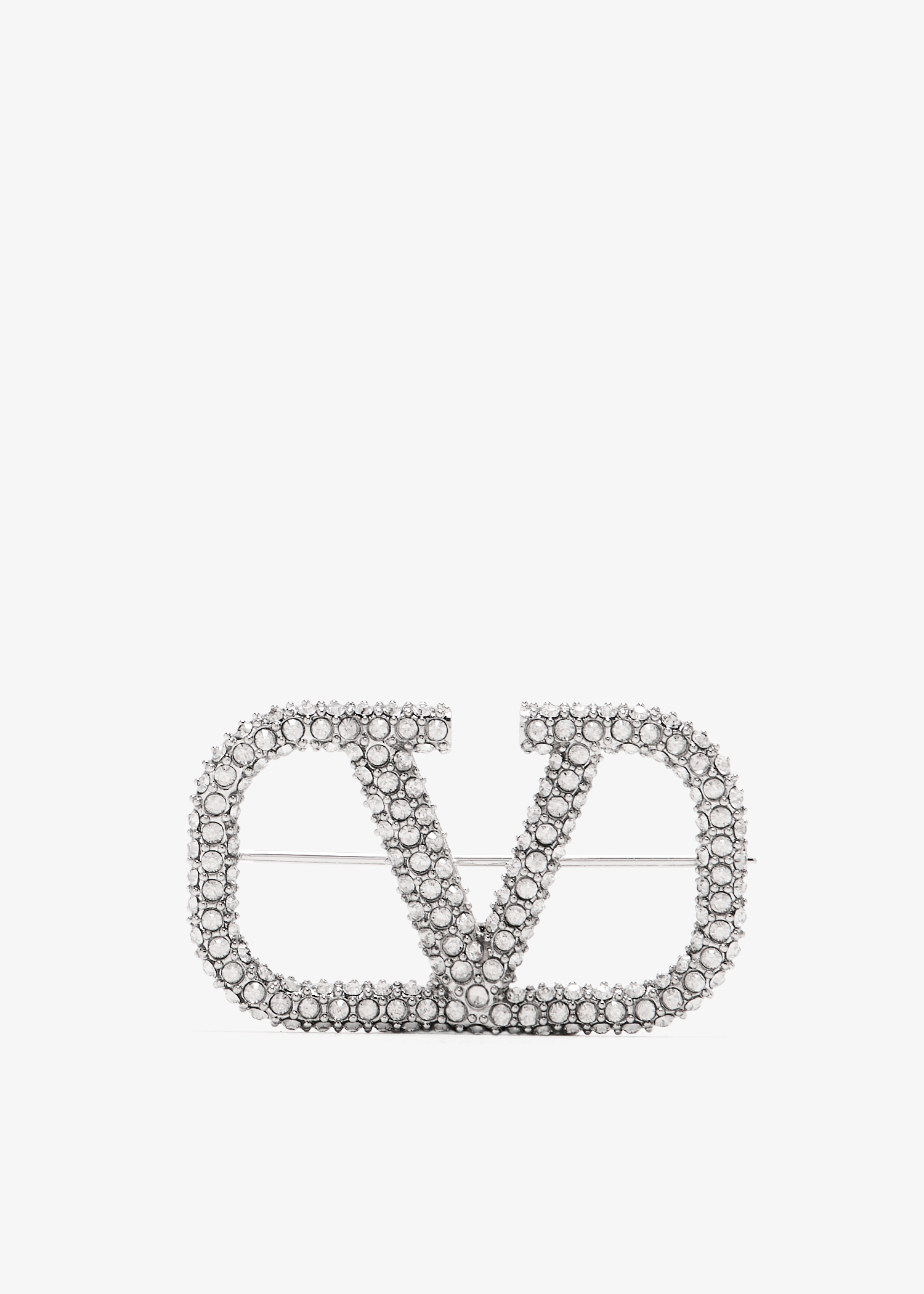 

VLogo Signature brooch, Silver