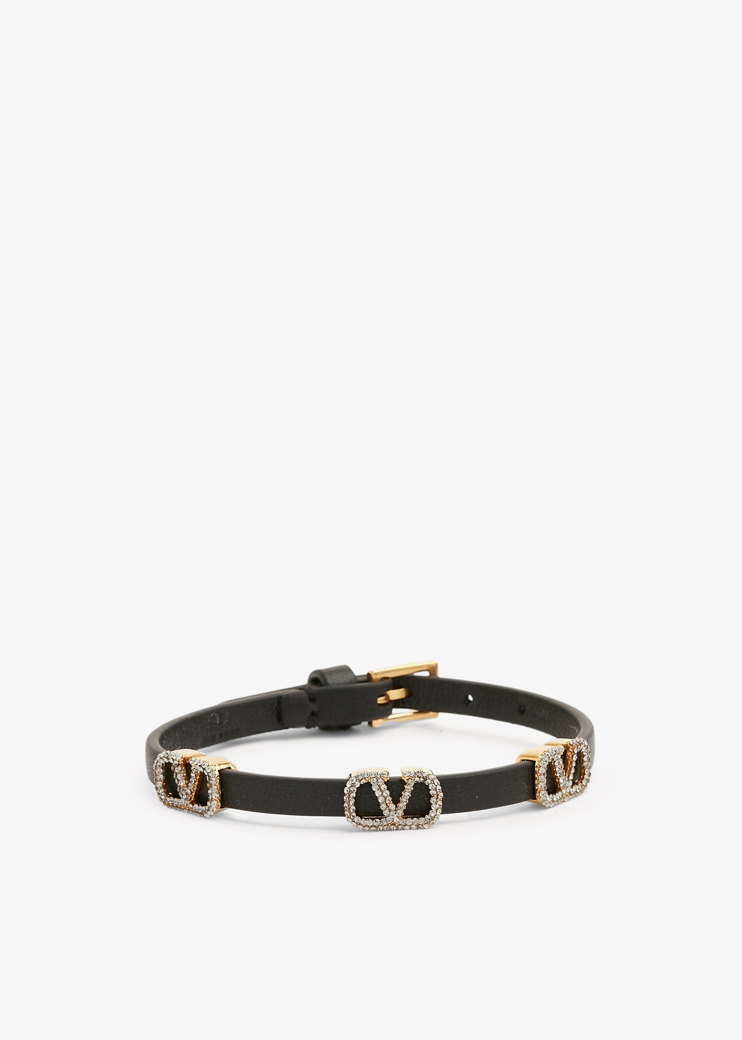 

VLogo Signature bracelet, Black
