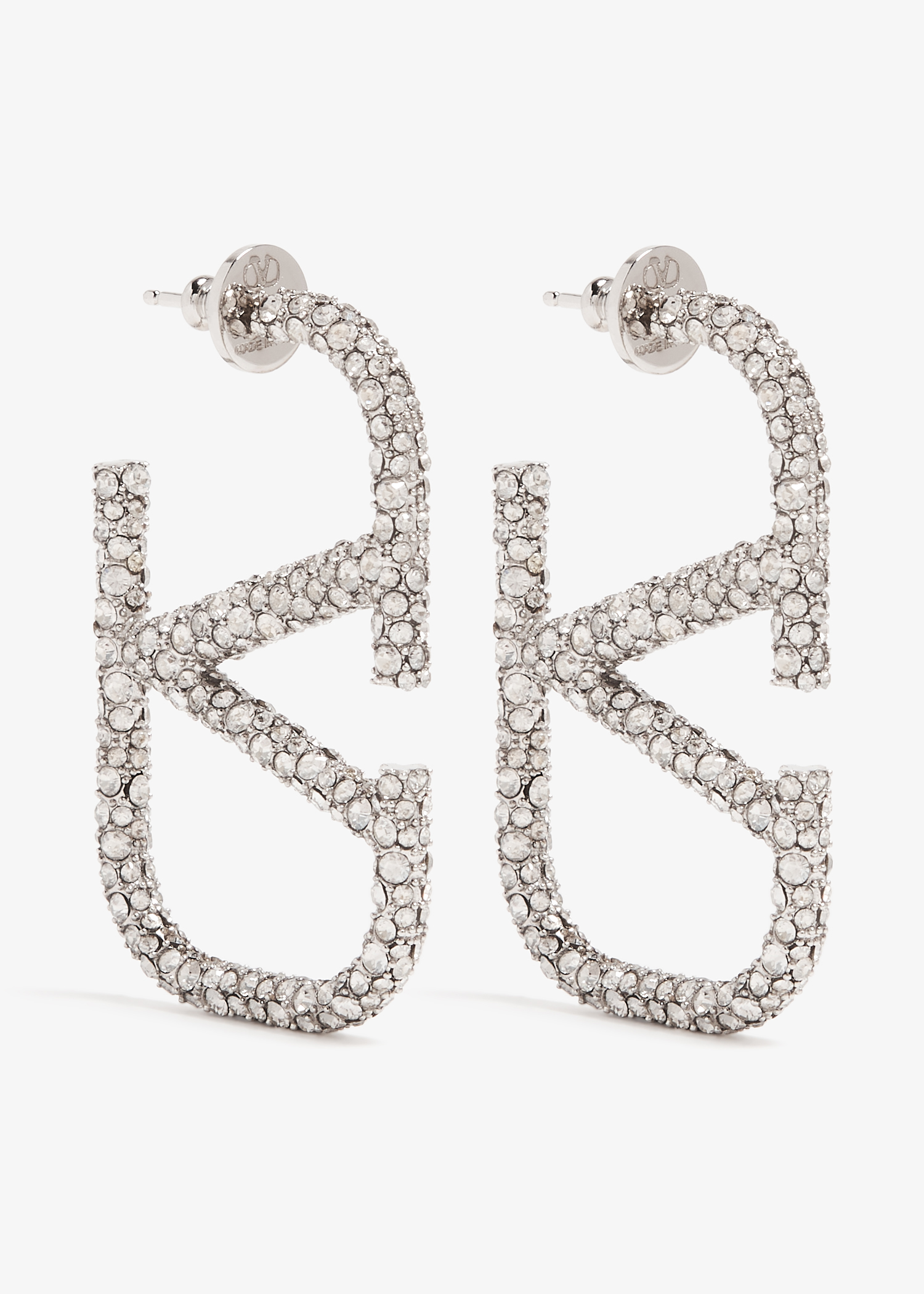 

VLogo Signature earrings, Silver