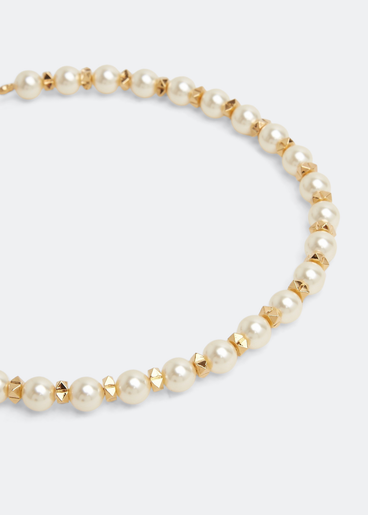 

VLogo Signature pearl choker, Gold
