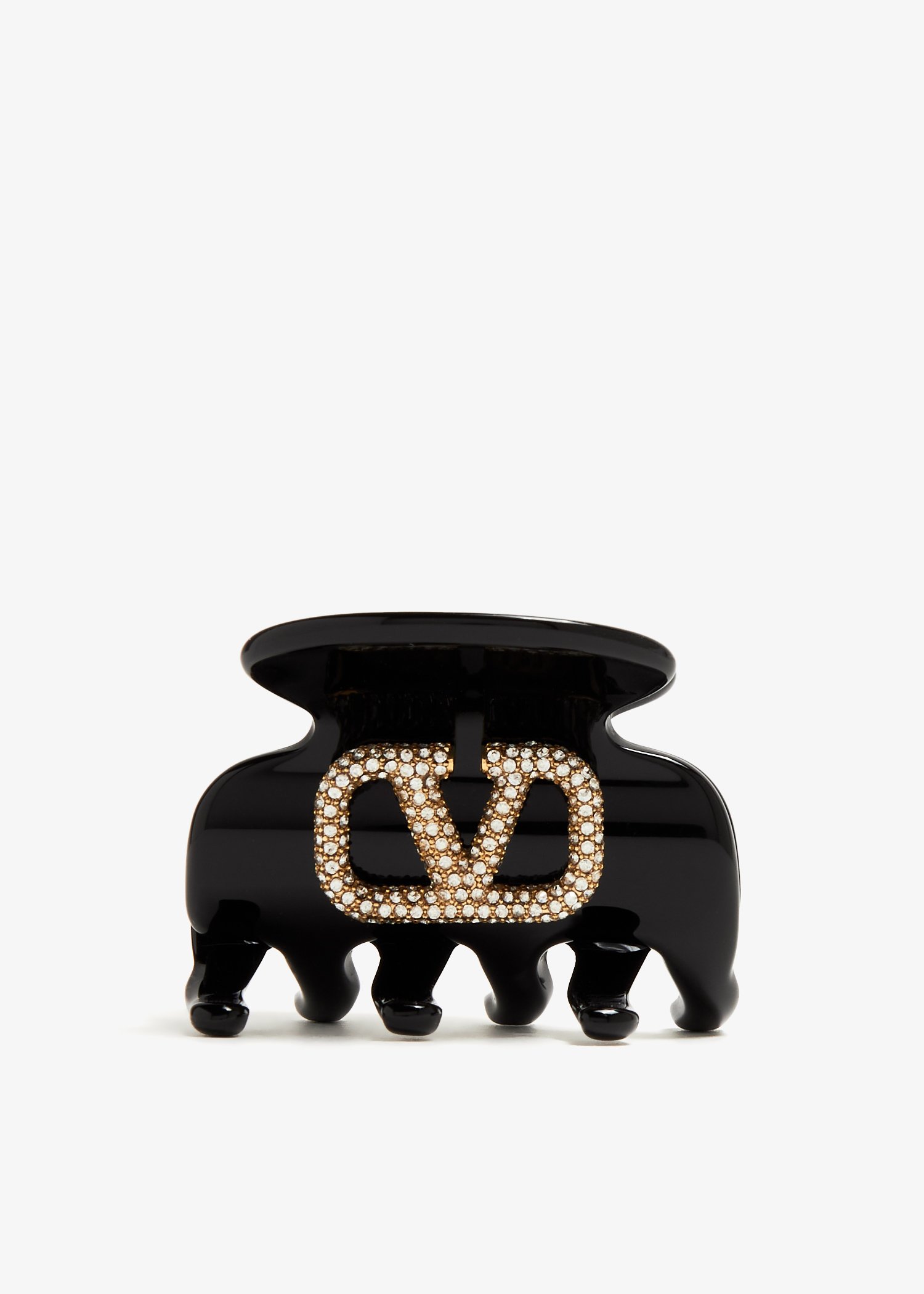 

VLogo Signature hair clip, Black