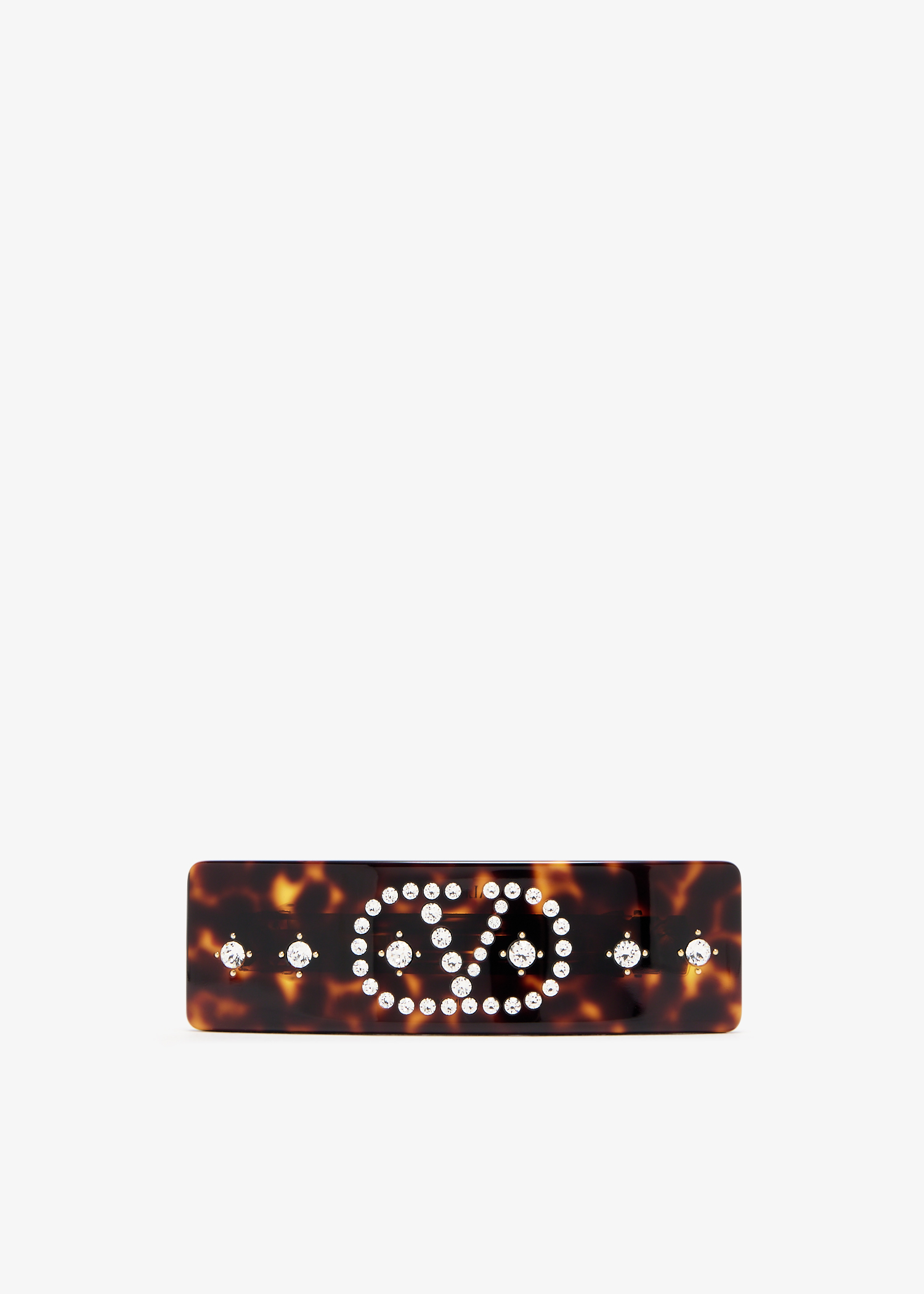 

VLogo Signature hair clip, Brown