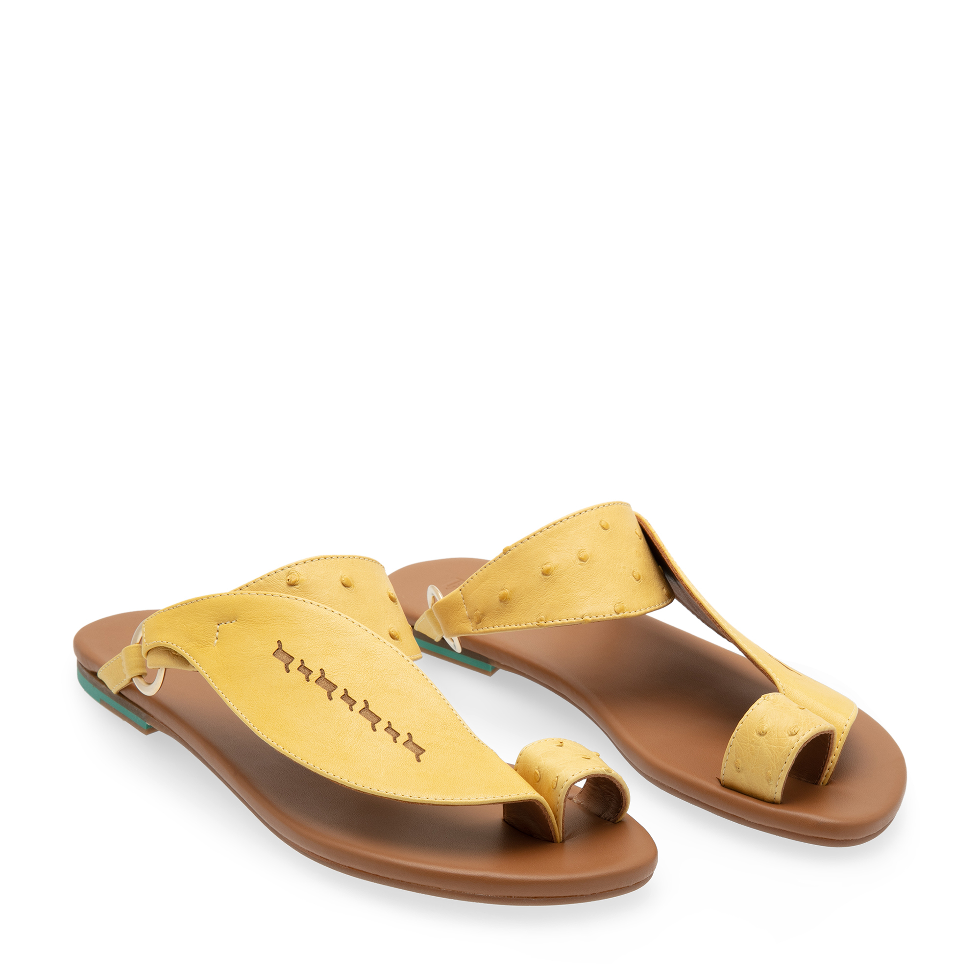 

Musayqira sandals, Yellow