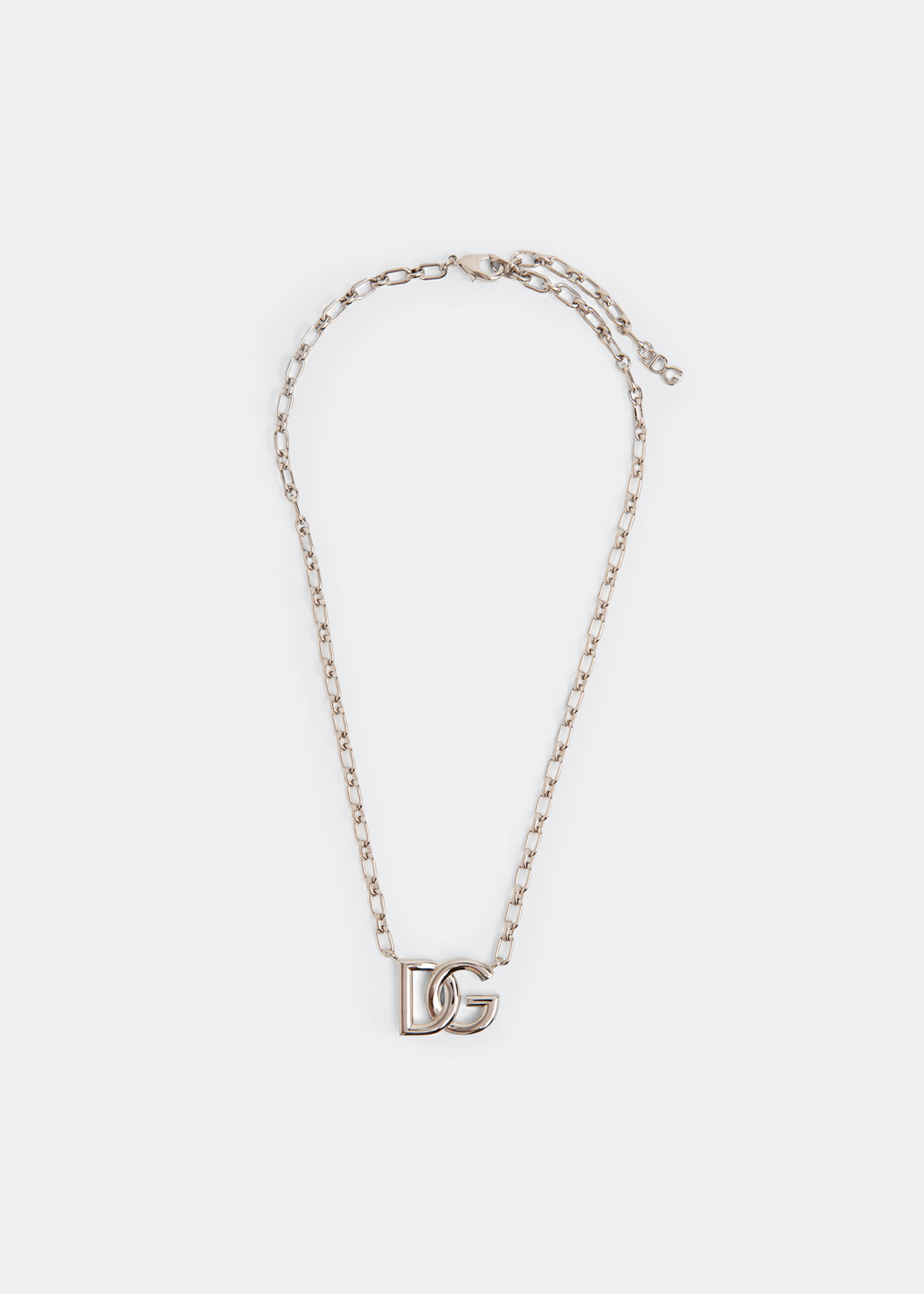 

DG pendant chain necklace, Silver