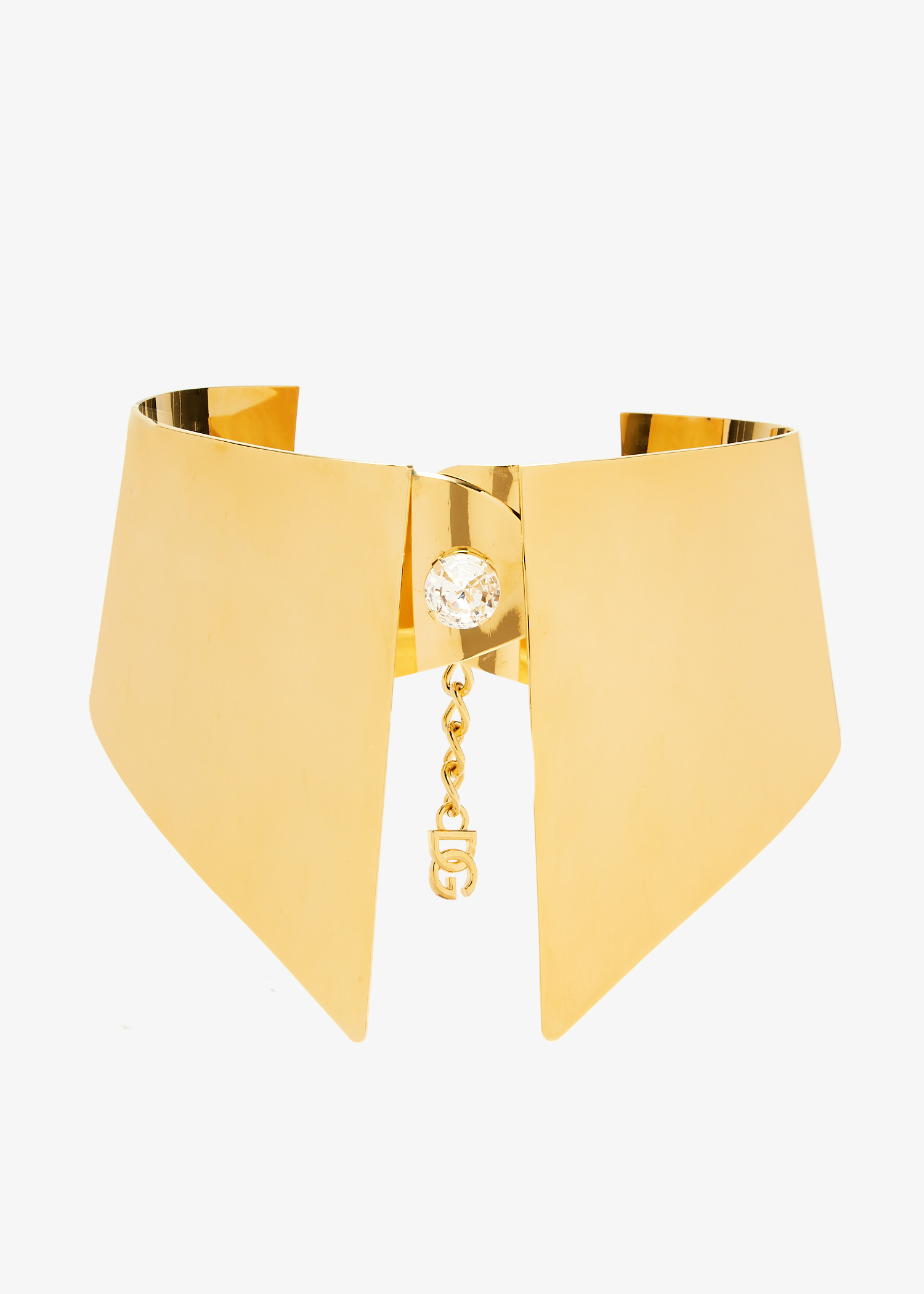 Dolce&Gabbana Rigid metal shirt collar necklace for Women Dolce&Gabbana Rigid metal shirt collar necklace for Women