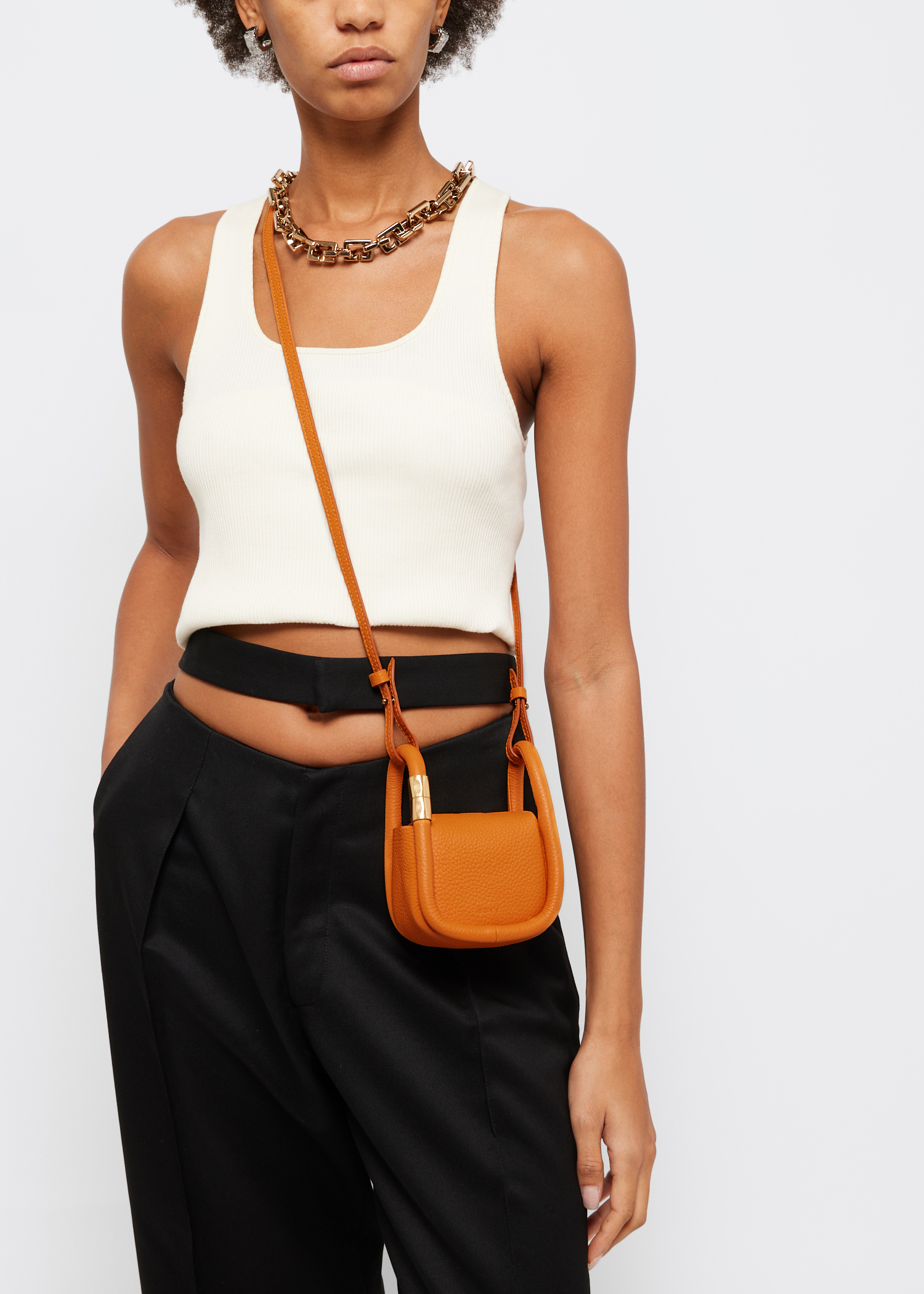 

Wonton charm bag, Orange