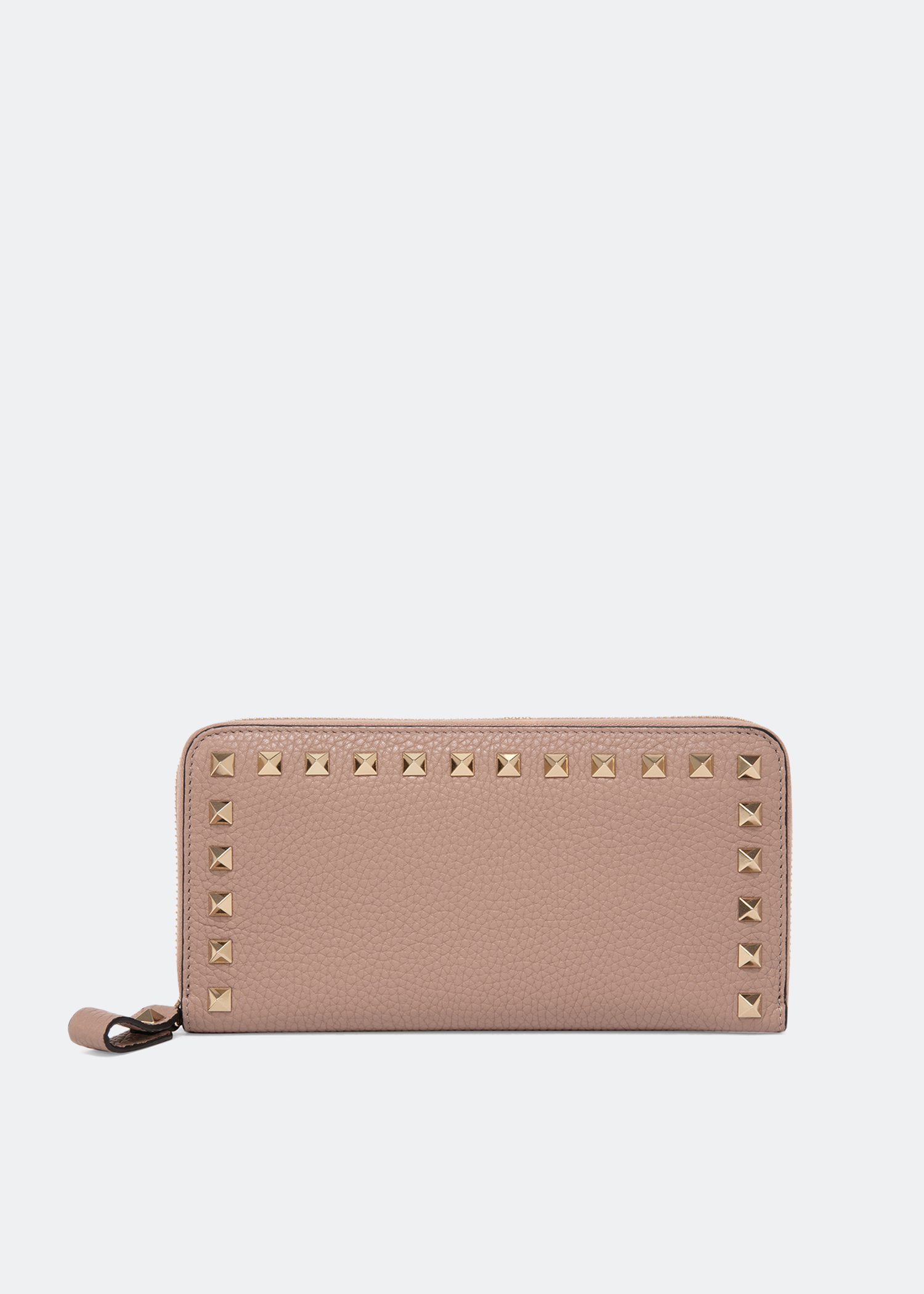 

Rockstud zippered wallet, Pink