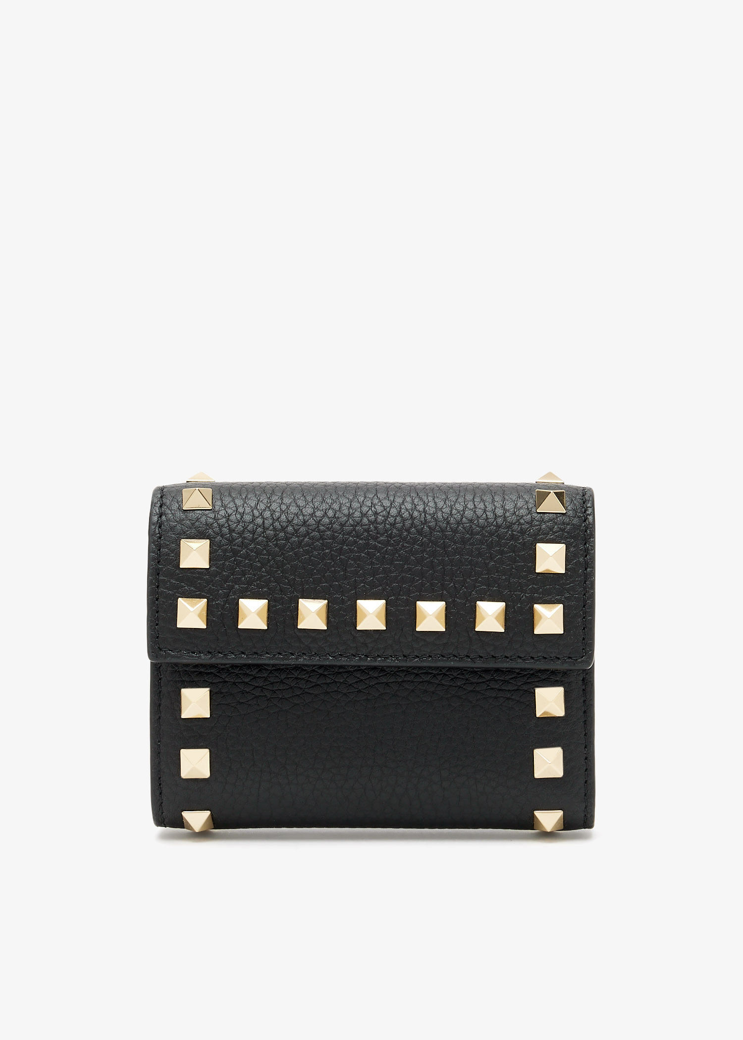 

Rockstud Trifold wallet, Black