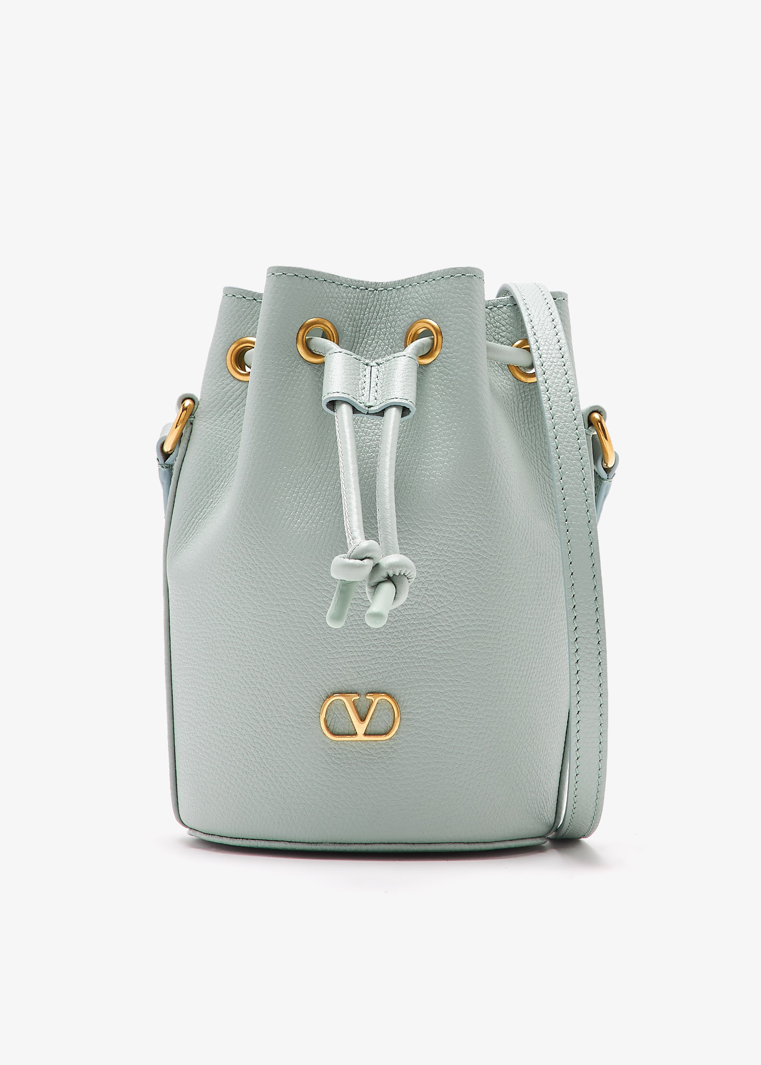 

VLogo Signature mini bucket bag, Blue