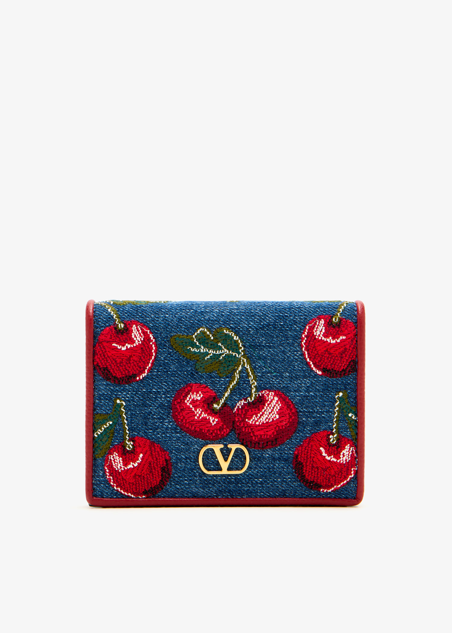 

VLogo Signature Cherryfic wallet, Blue