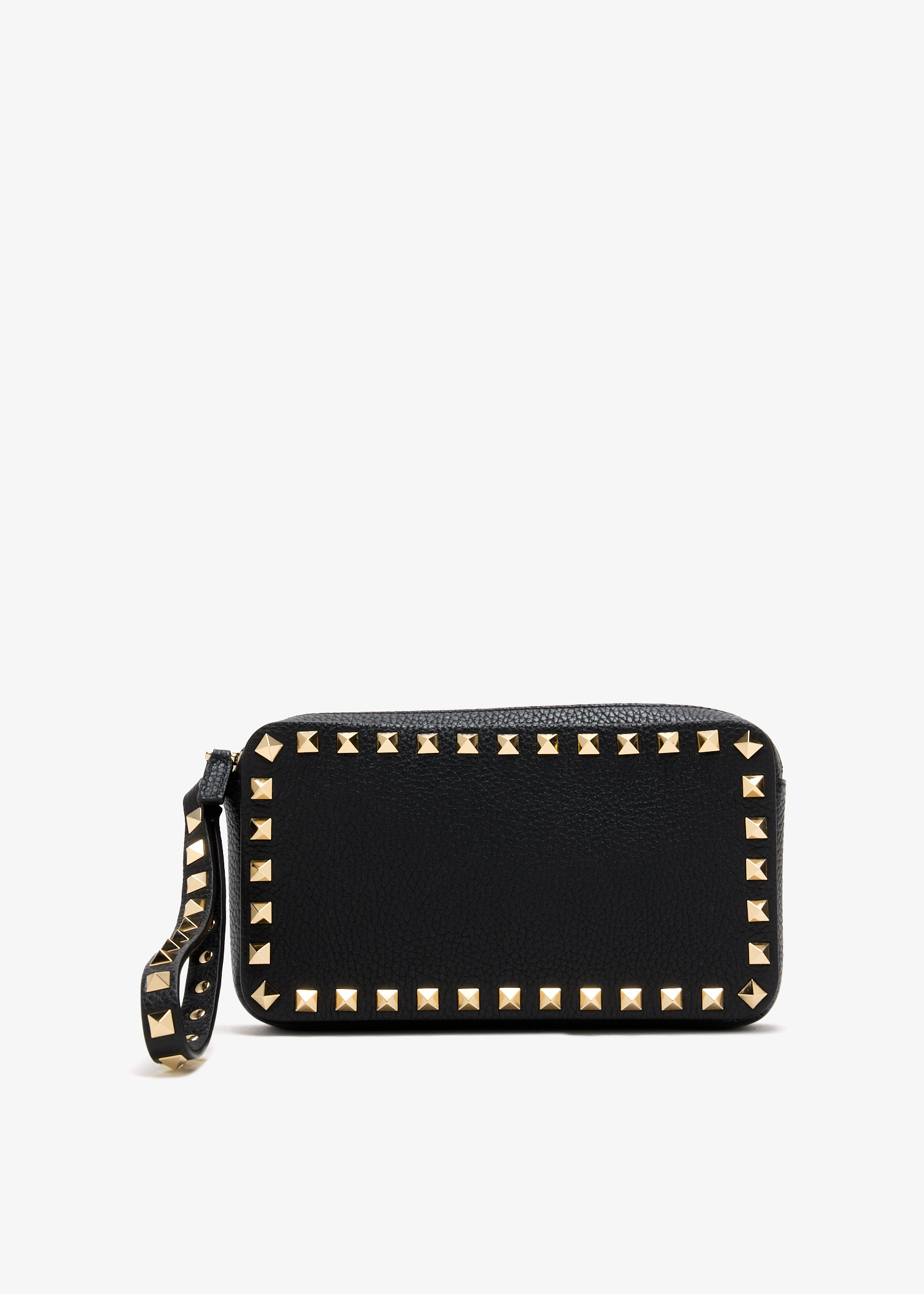 

Rockstud pouch, Black