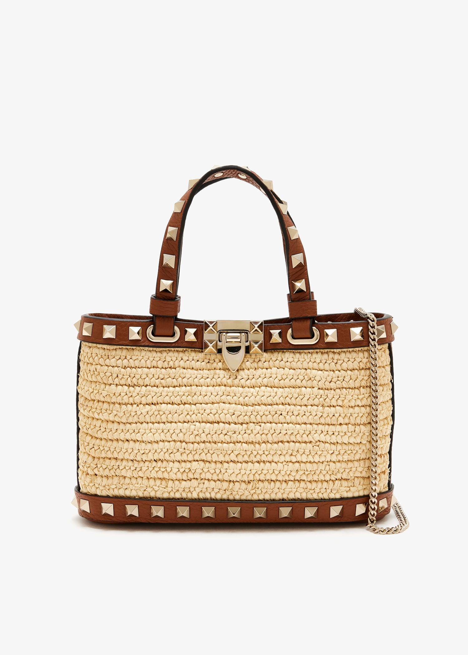 

Rockstud mini bag, Beige