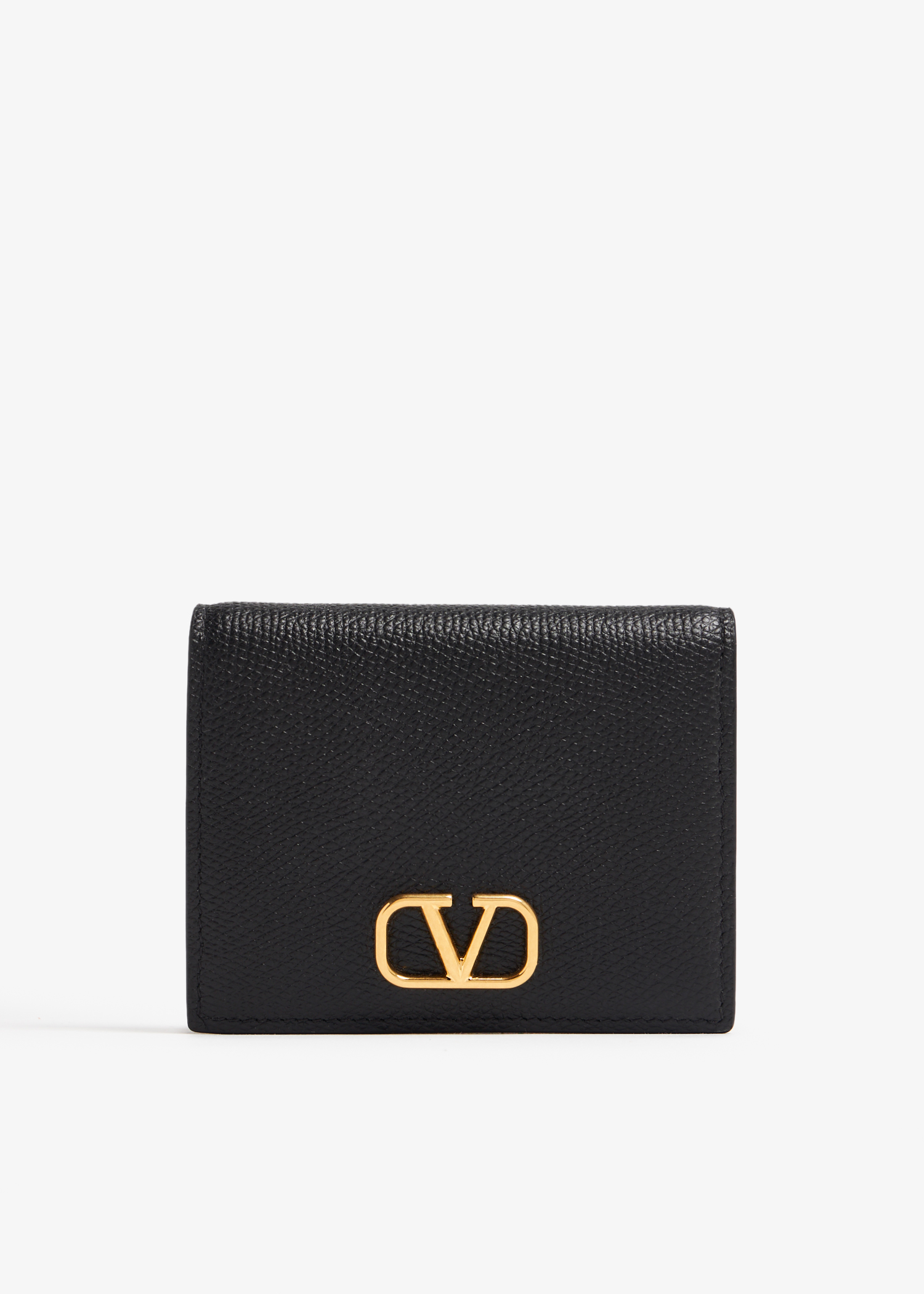 

VLogo Signature compact wallet, Black